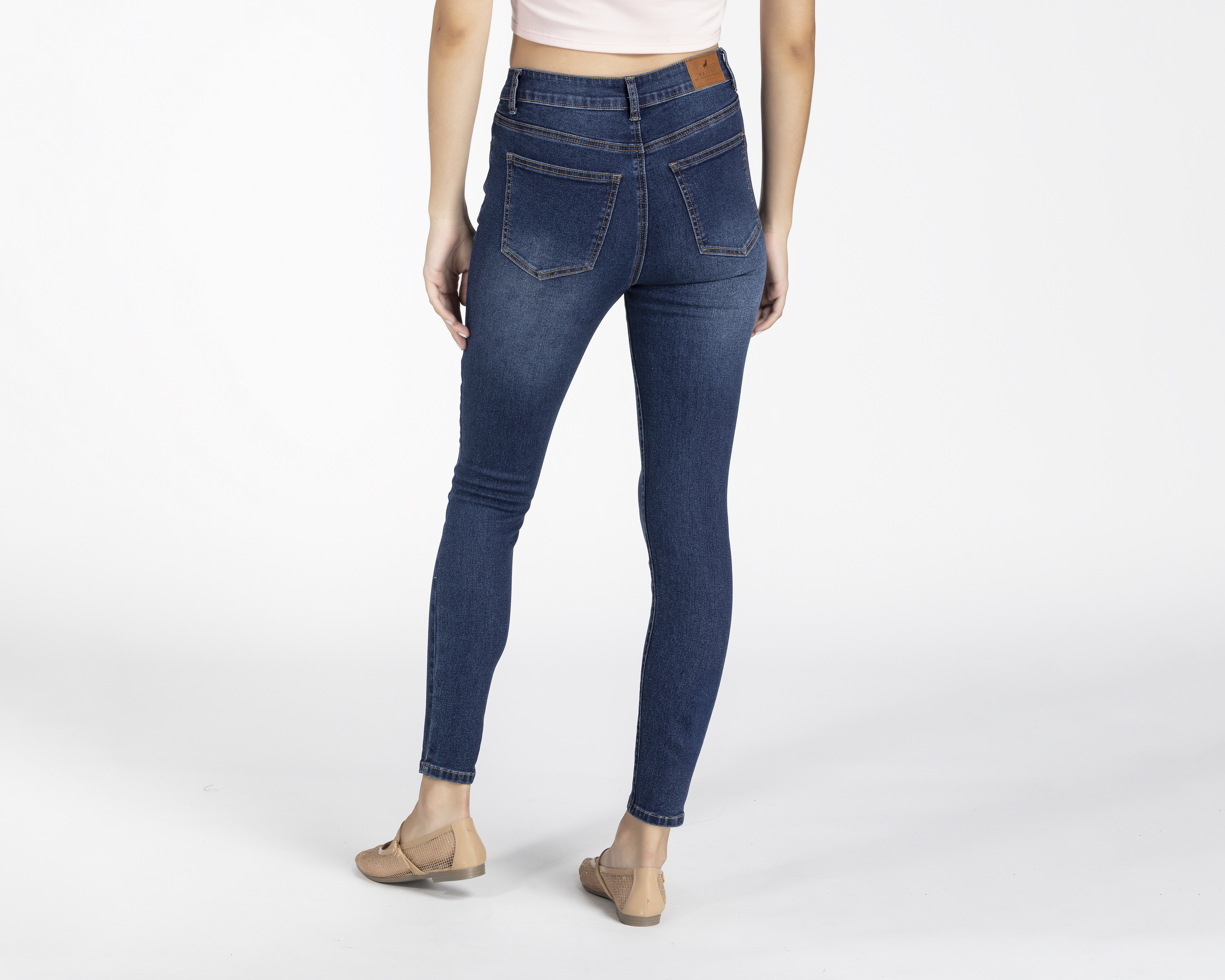Foto 4 pulgar | Foto 3 | Jeans Skinny Refill para Mujer
