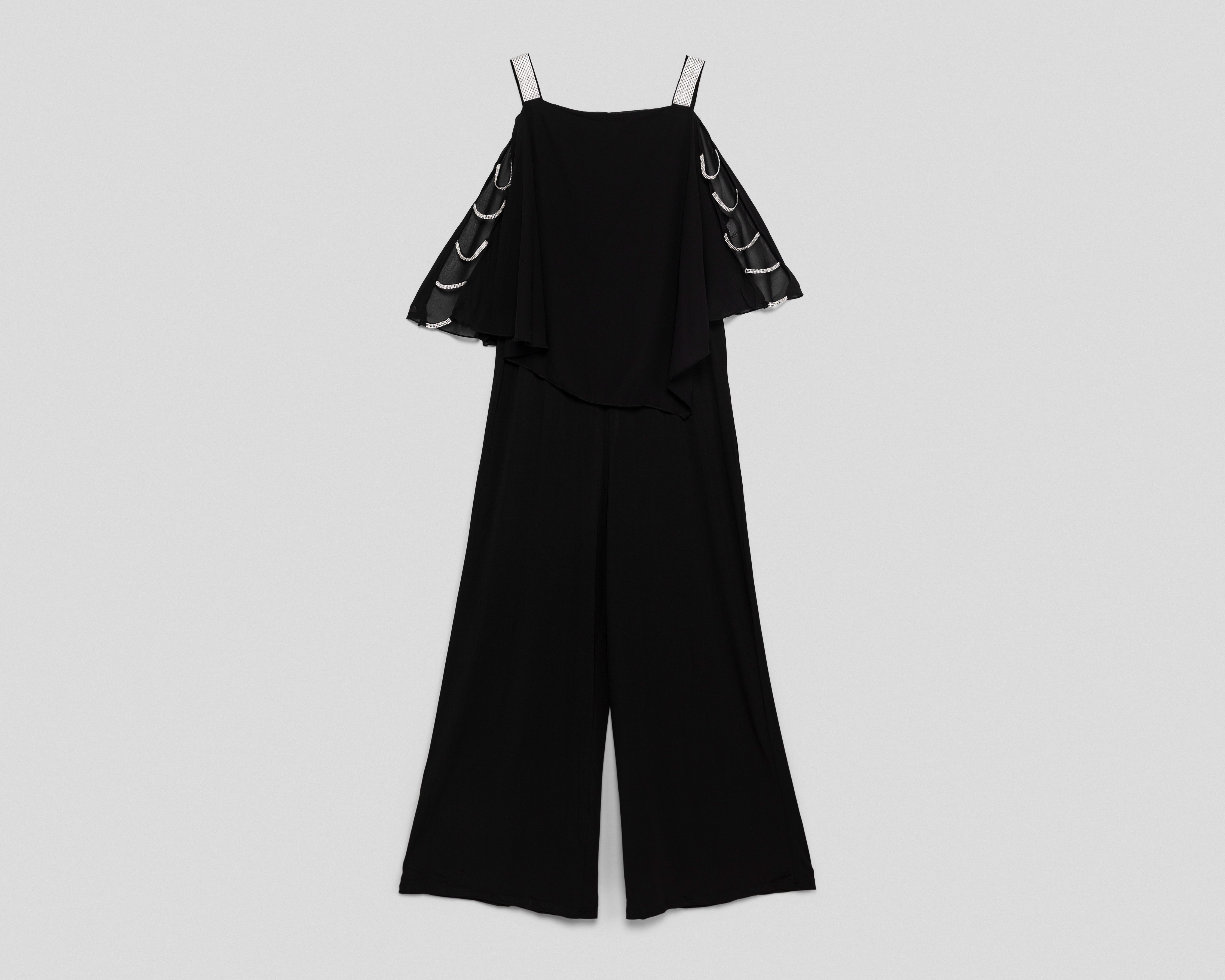 Jumper Formal Sahara Negro con Pedrería para Mujer