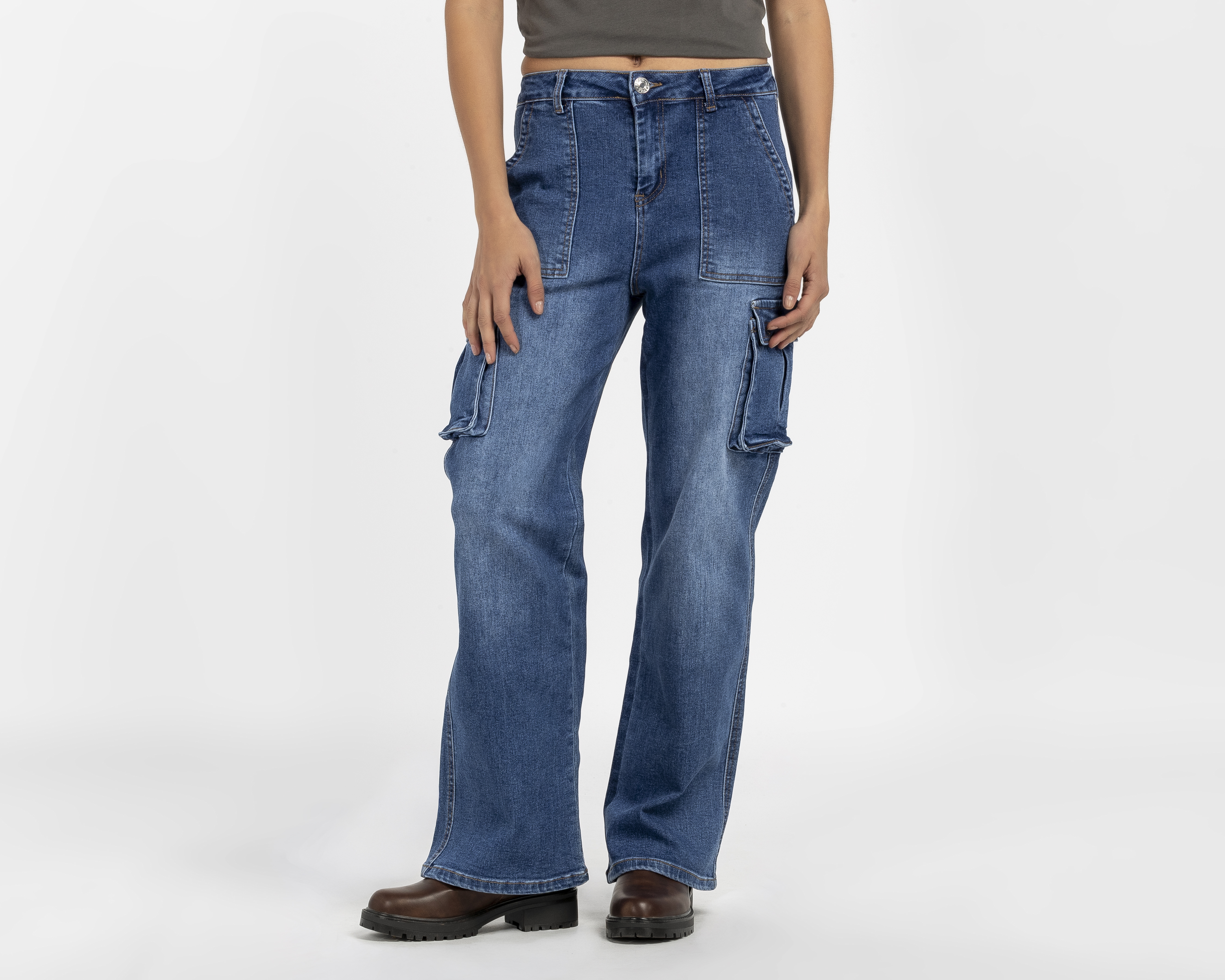 Jeans Wide Leg Refill para Mujer