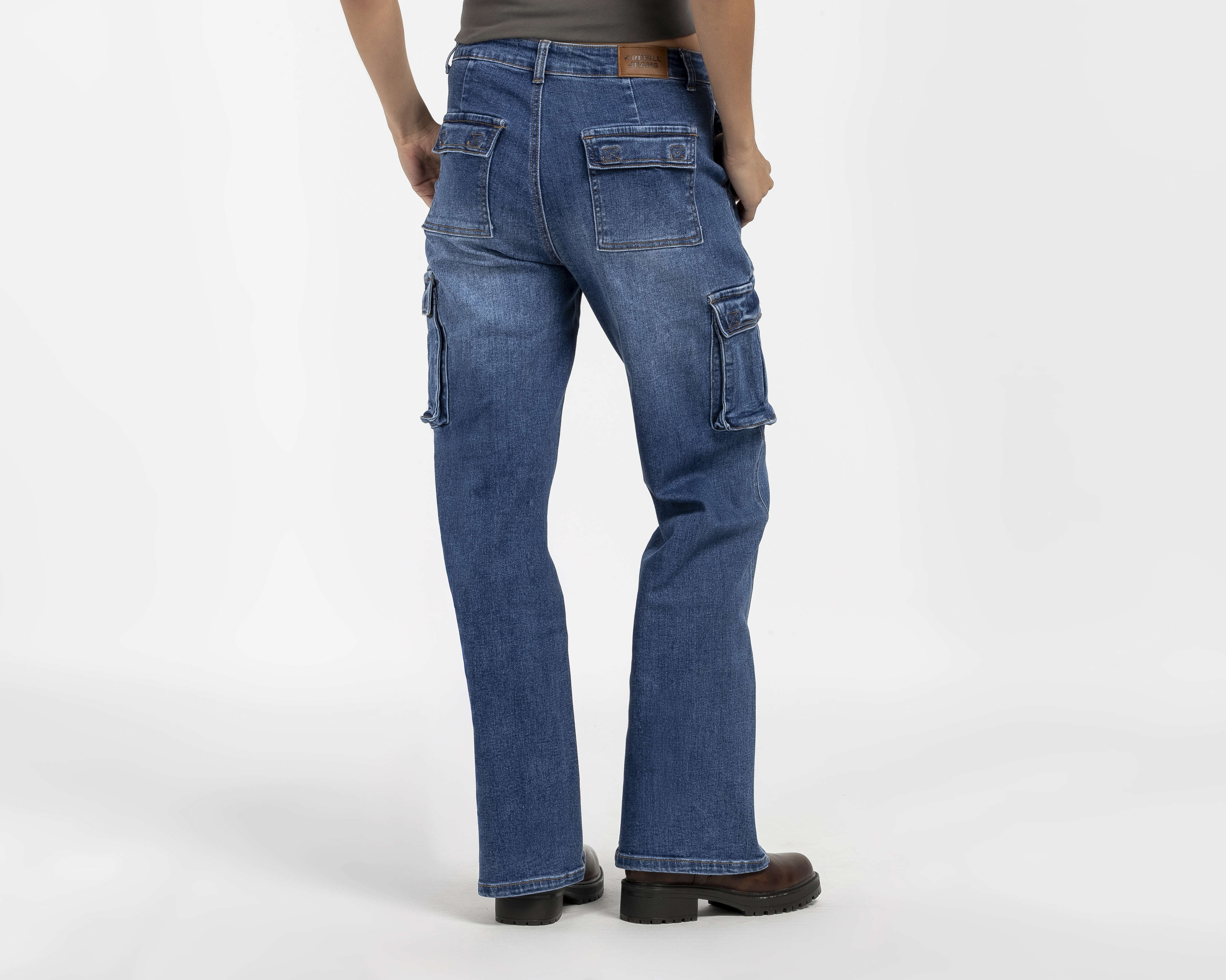 Foto 2 | Foto 2 | Jeans Wide Leg Refill para Mujer