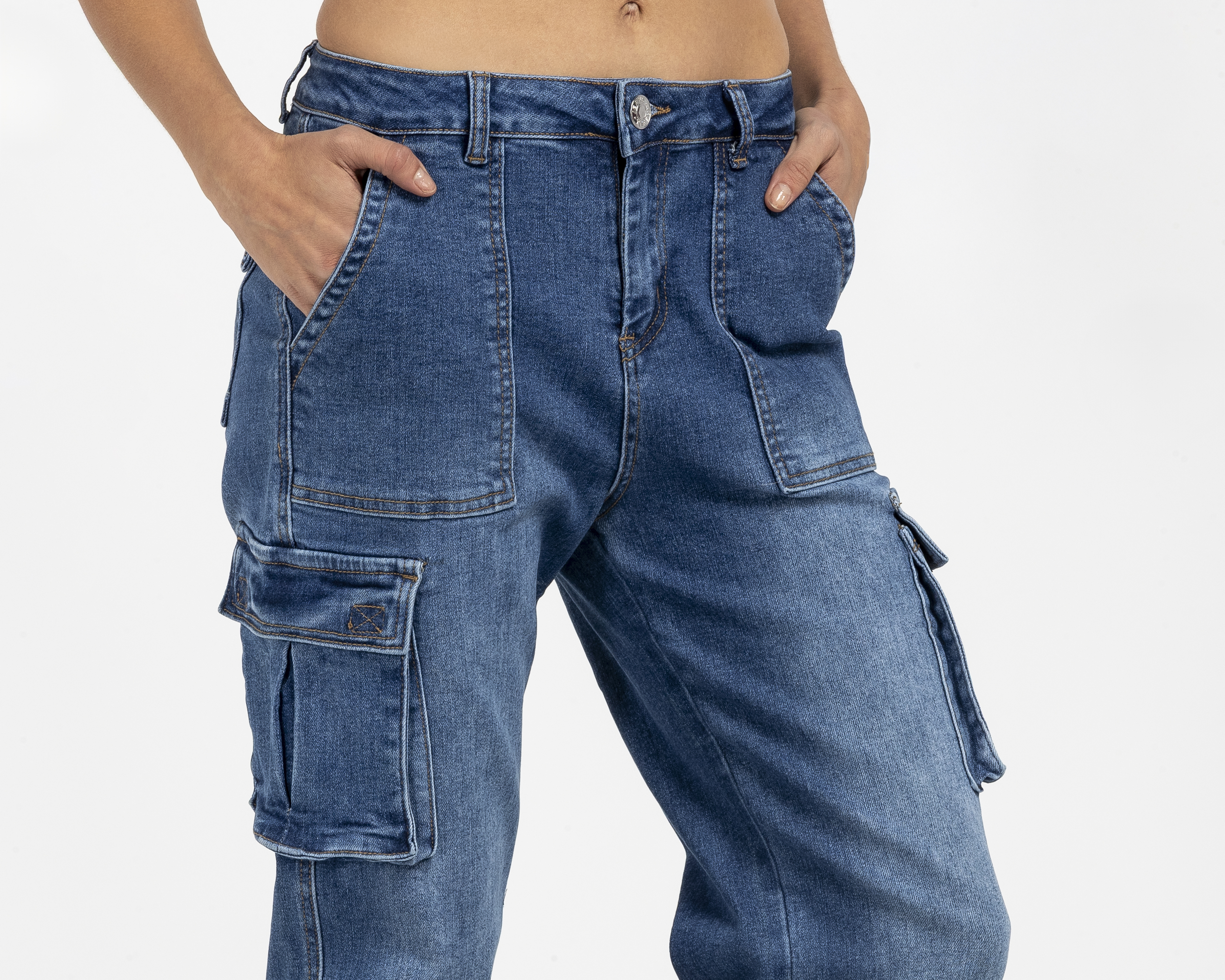 Foto 3 | Foto 3 | Jeans Wide Leg Refill para Mujer