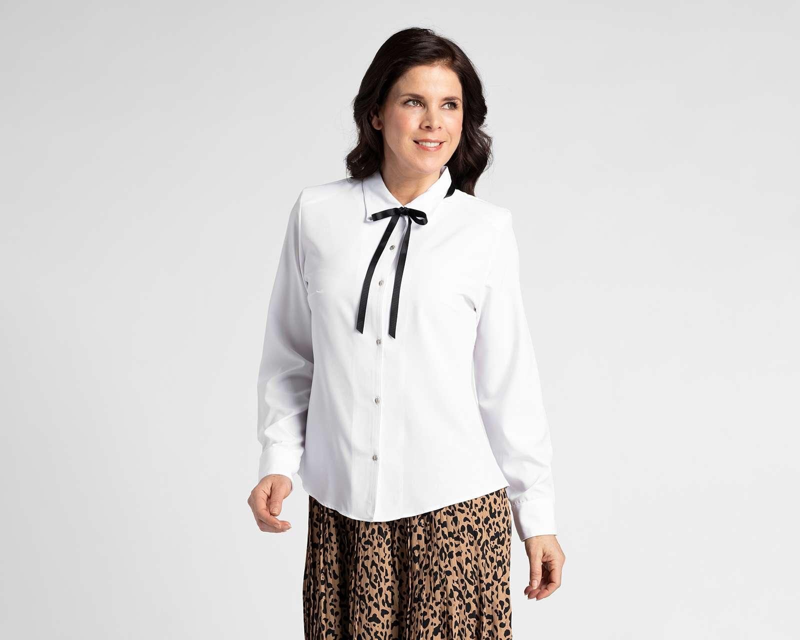 Foto 3 pulgar | Foto 2 | Blusa Paloma Manga Larga con Listón