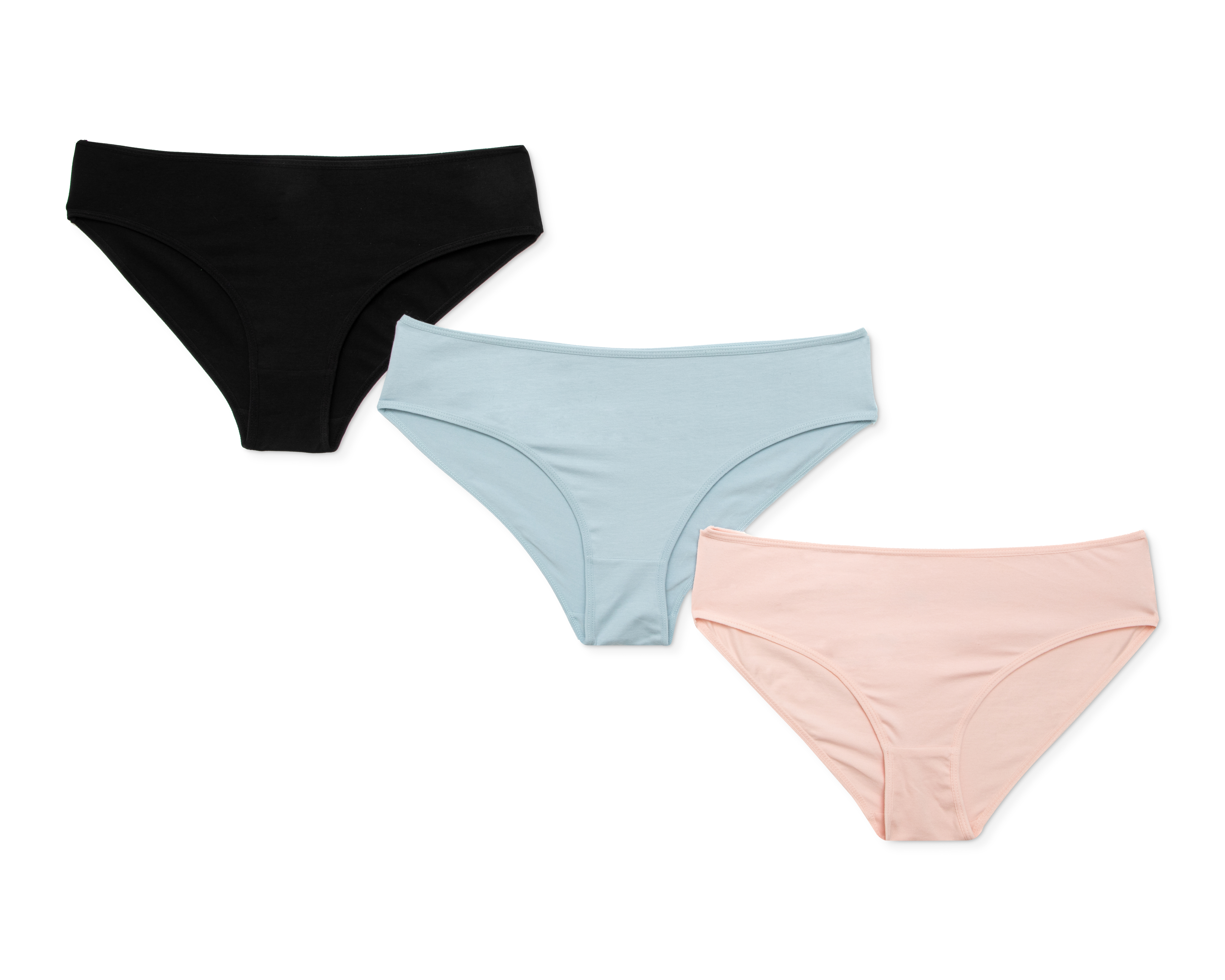 Bikini Refill de Algodón Orgánico para Mujer 3 Pack