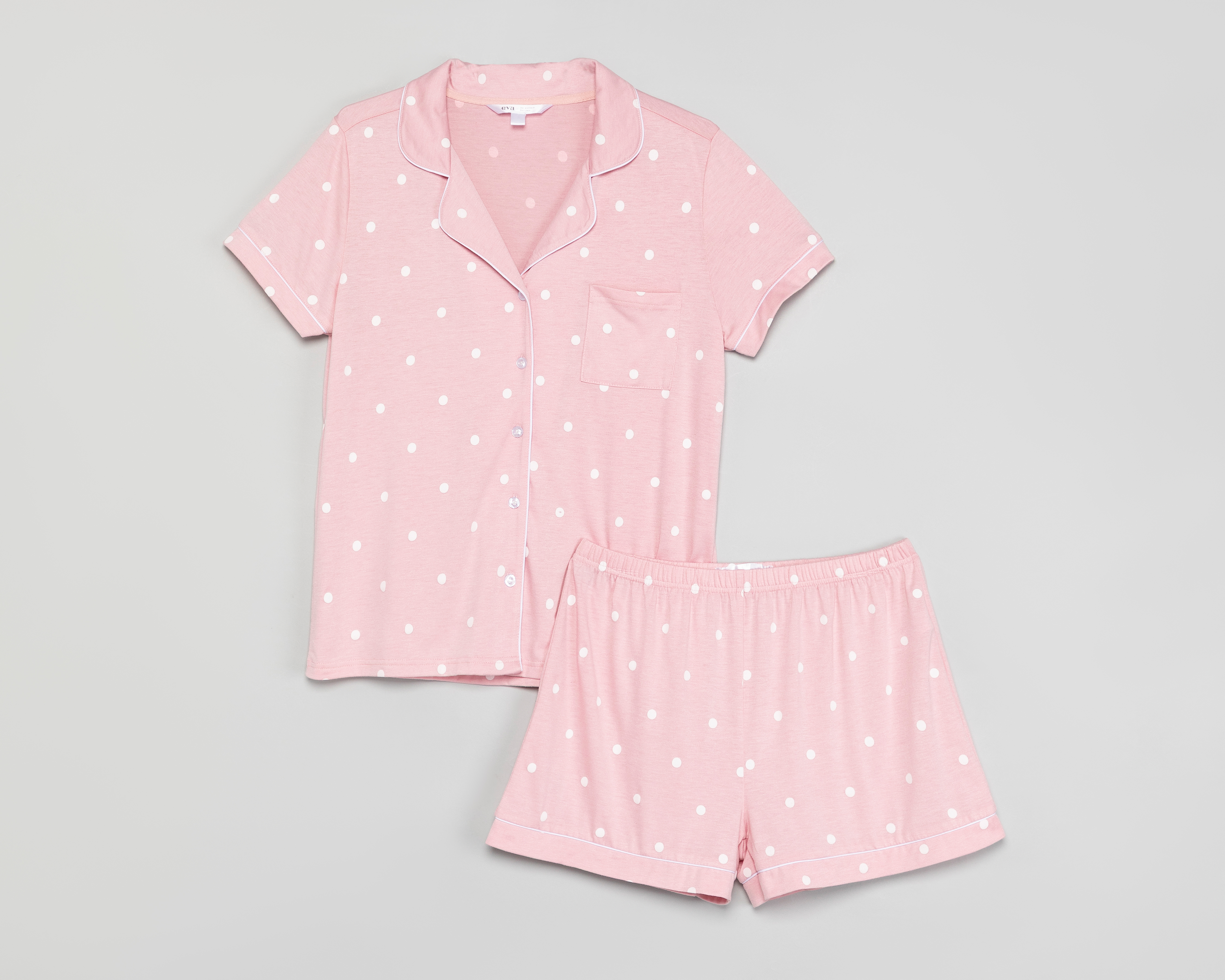 Foto 2 pulgar | Foto 1 | Pijama Eva tu Estilo Íntimo para Mujer 2 Piezas