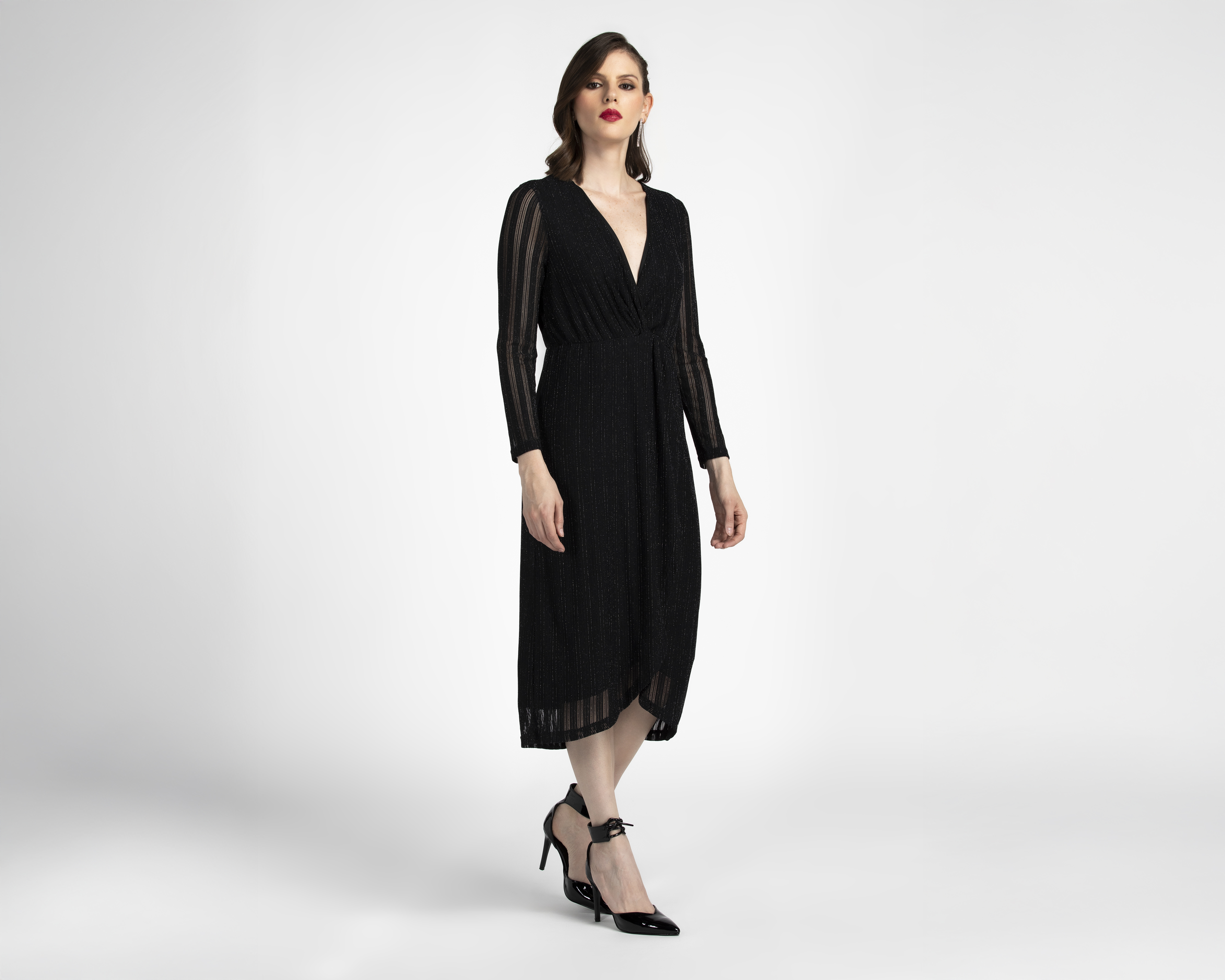 Foto 3 pulgar | Foto 2 | Vestido Coctel Sahara Negro para Mujer