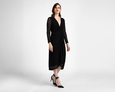 Foto 2 | Foto 2 | Vestido Coctel Sahara Negro para Mujer