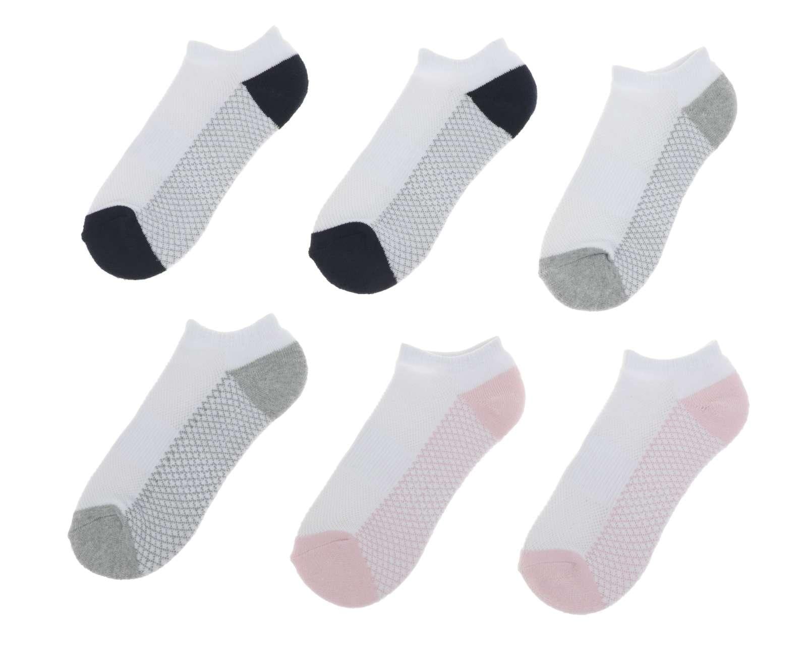 Calcetas Deportivas Tines Sportline Cool-Tek para Mujer 6 Pares