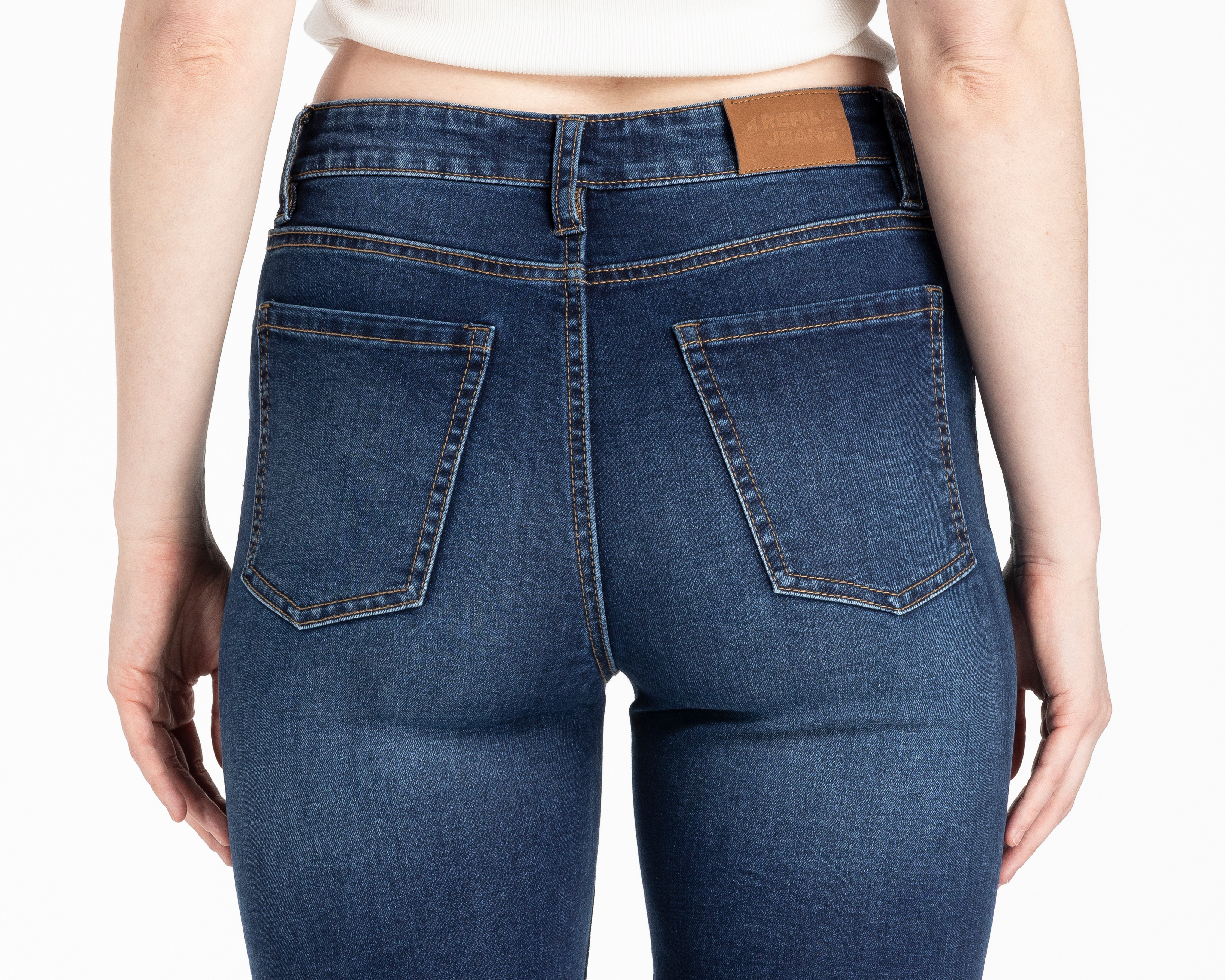 Foto 6 pulgar | Foto 5 | Jeans Skinny Refill para Mujer