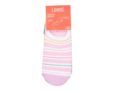 Foto 3 | Foto 3 | Calcetas Invisibles Lovest para Mujer 6 Pares