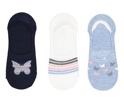 Foto 1 | Foto 1 | Calcetas Invisibles Lovest con Estampado para Mujer 3 Pares
