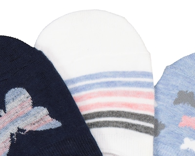 Foto 2 | Foto 2 | Calcetas Invisibles Lovest con Estampado para Mujer 3 Pares