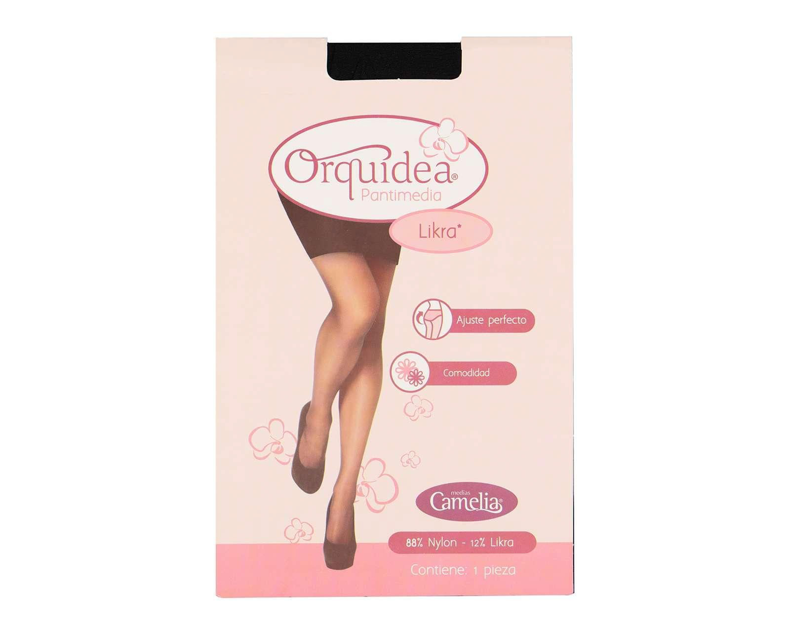 Pantimedias Camelia Negras Lisas