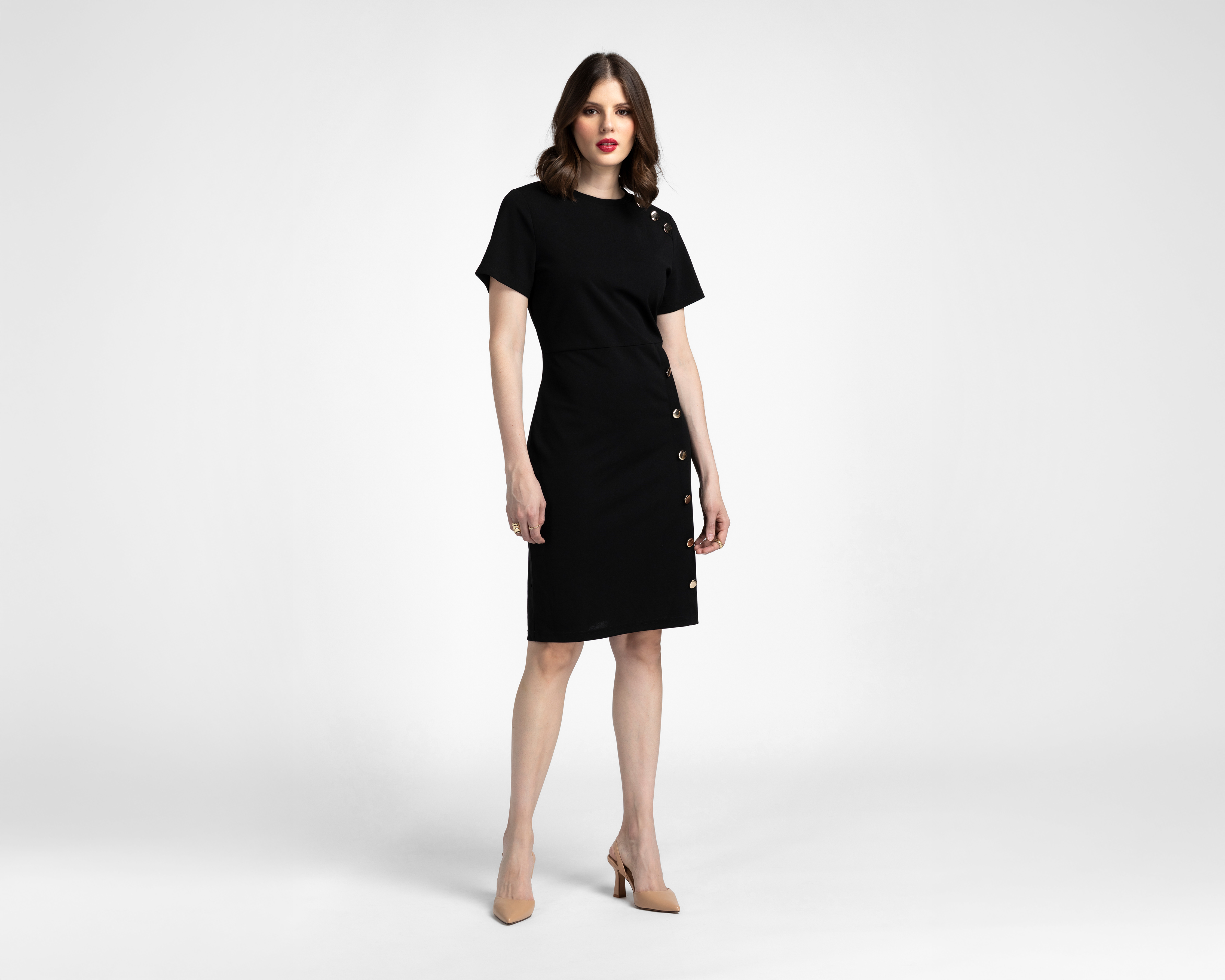 Foto 1 | Foto 1 | Vestido Formal Sahara Negro para Mujer