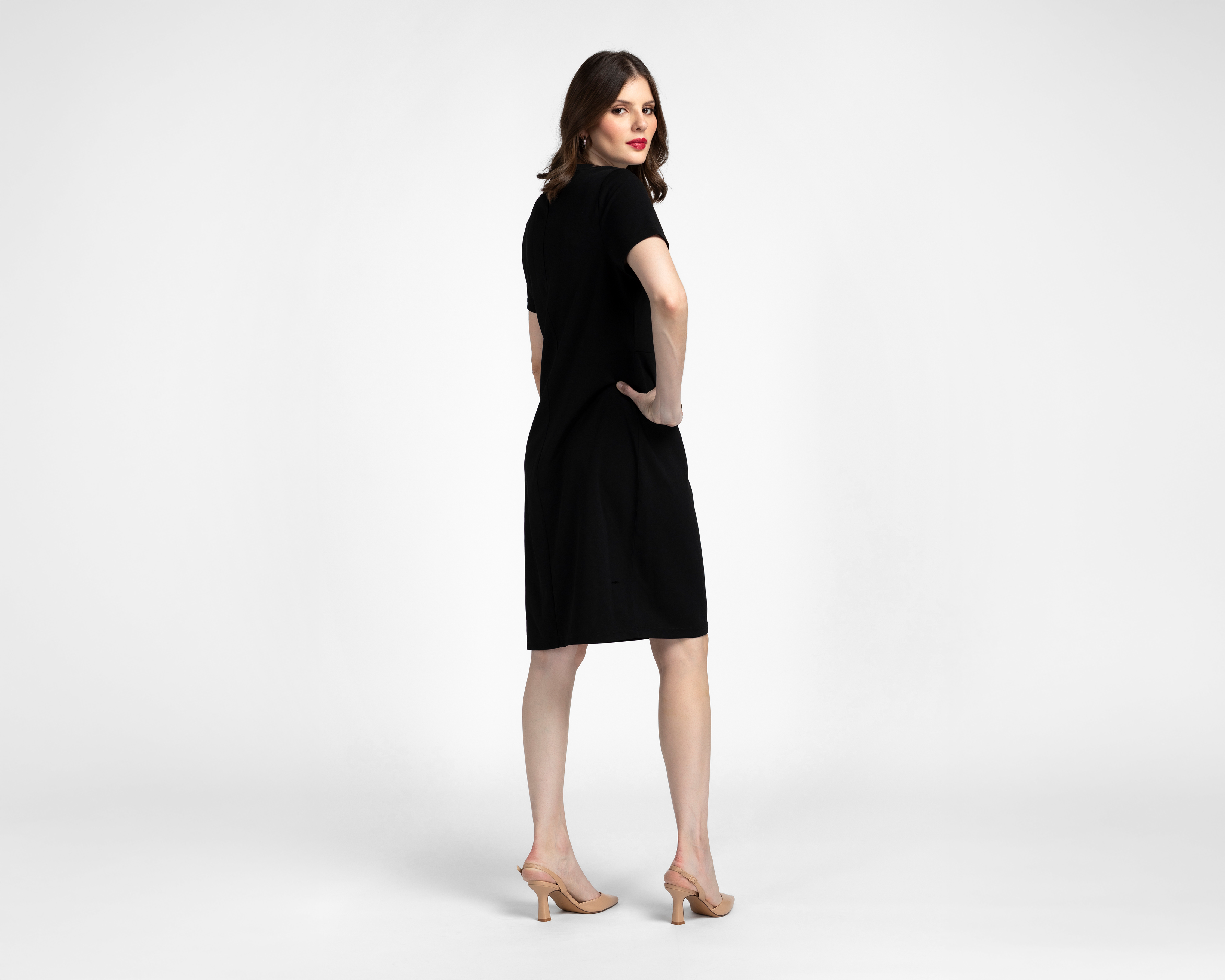 Foto 4 pulgar | Foto 3 | Vestido Formal Sahara Negro para Mujer