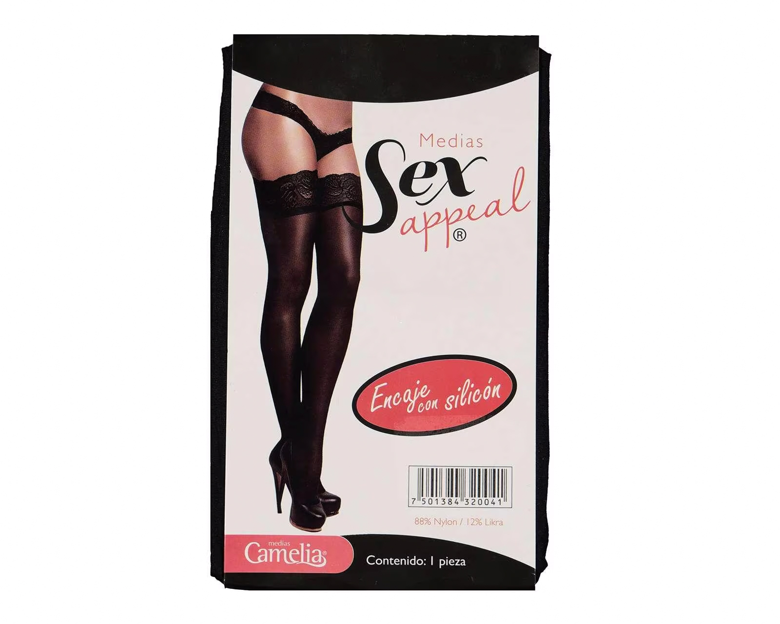 Foto 2 pulgar | Foto 1 | Medias Sex Appeal Negras Lisas