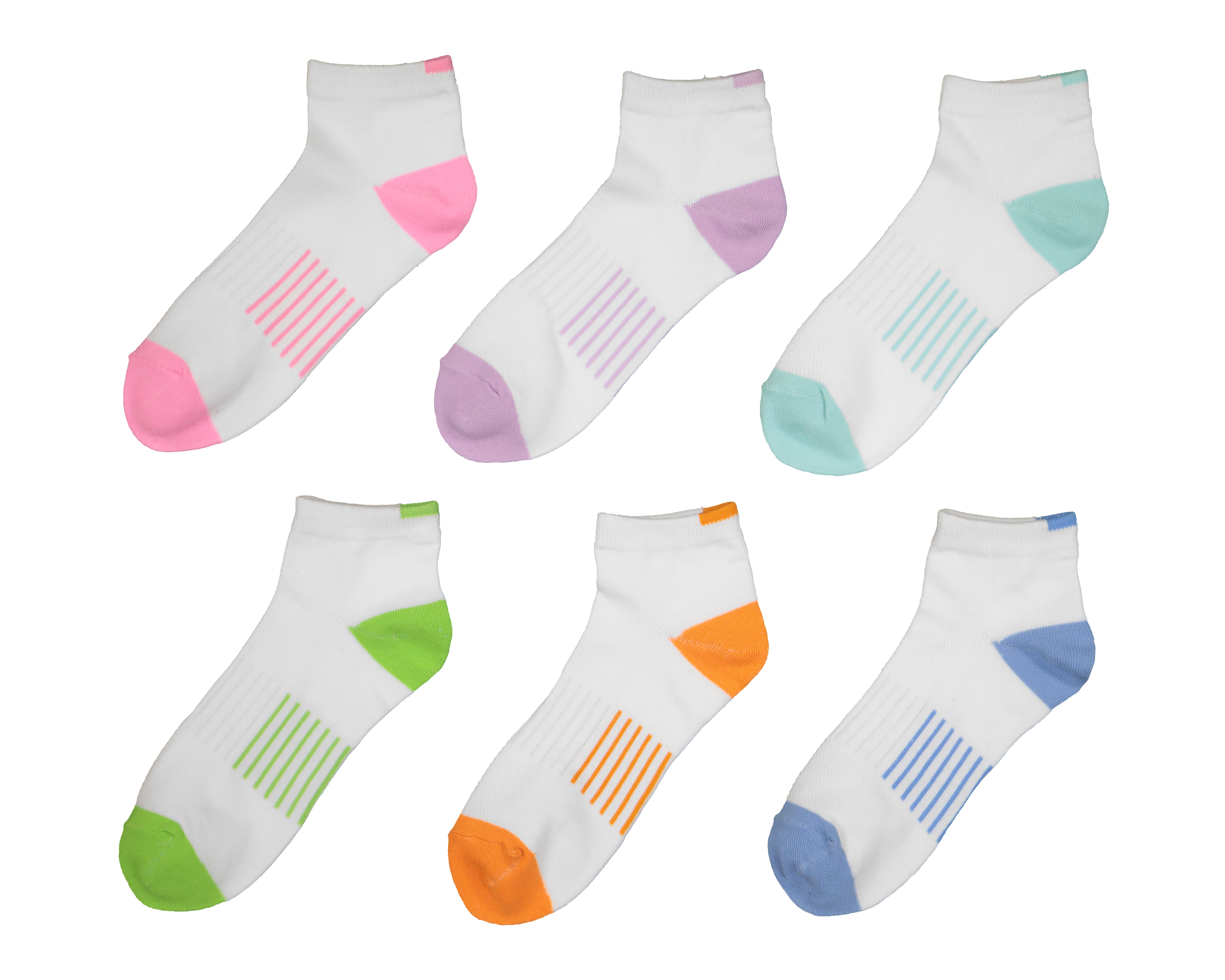 Foto 2 pulgar | Foto 1 | Calcetas Deportivas Cortas Sportline para Mujer 6 Pares