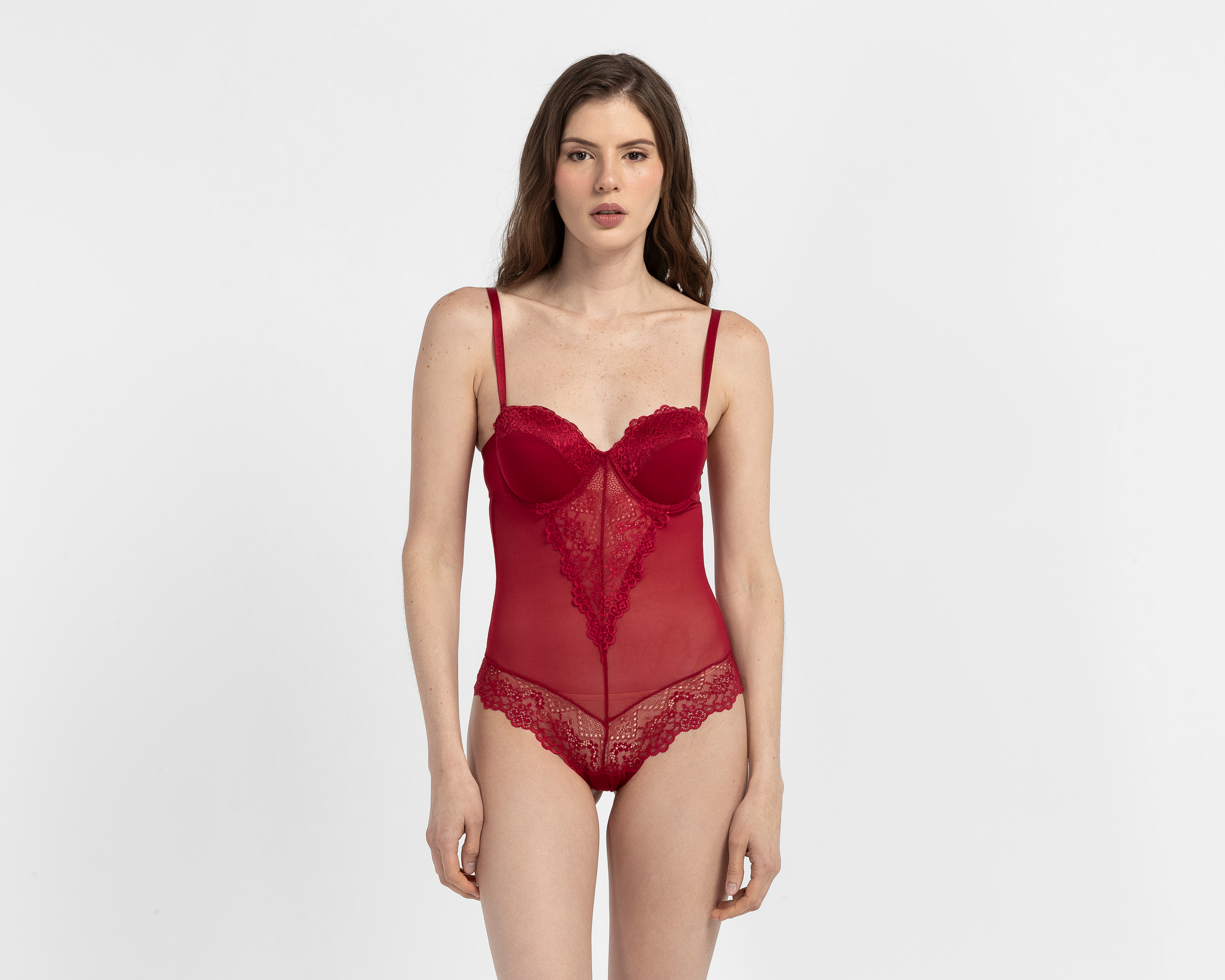 Baby Doll Carnival con Encaje para Mujer