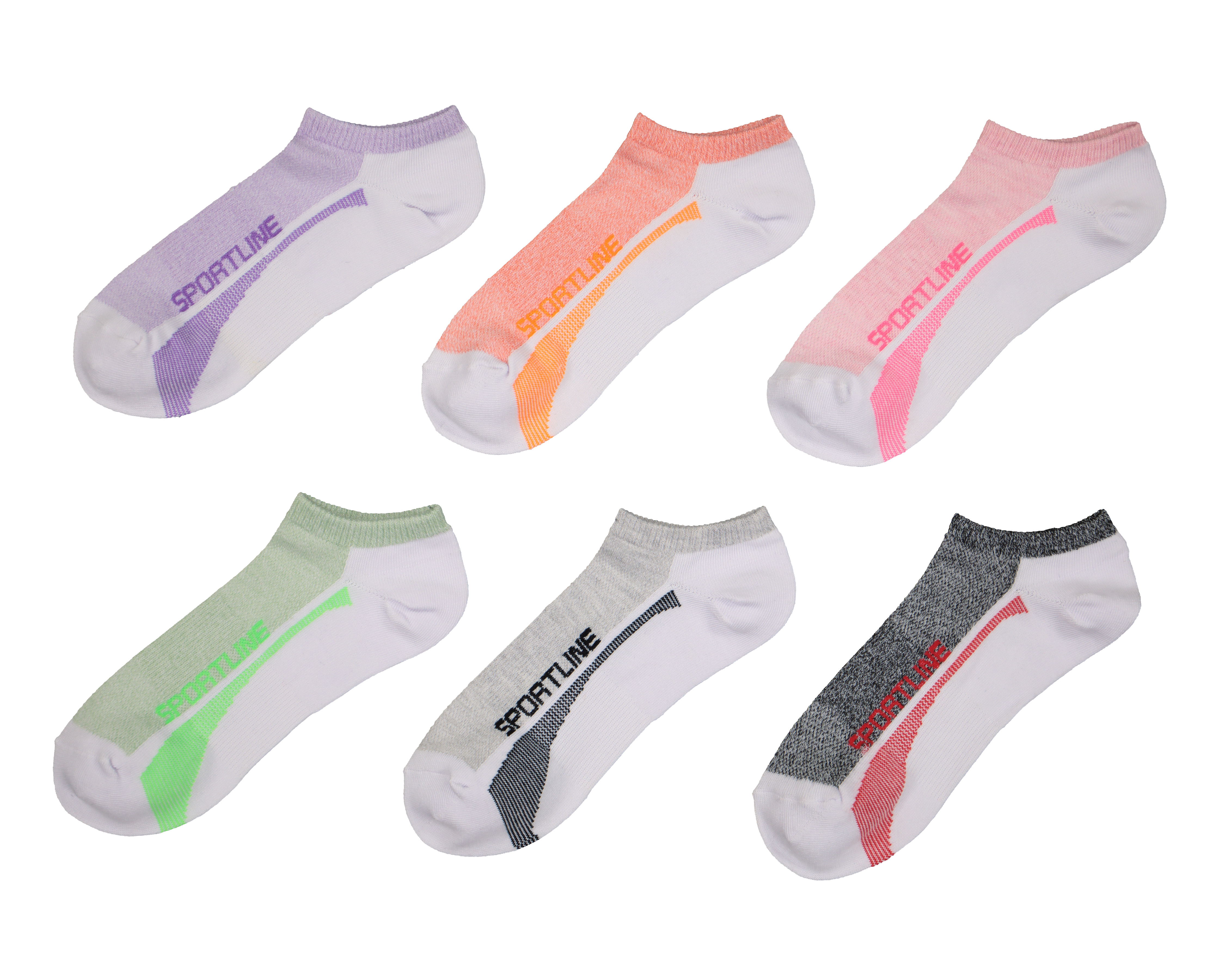 Calcetas Deportivas Sportline para Mujer 6 Pares