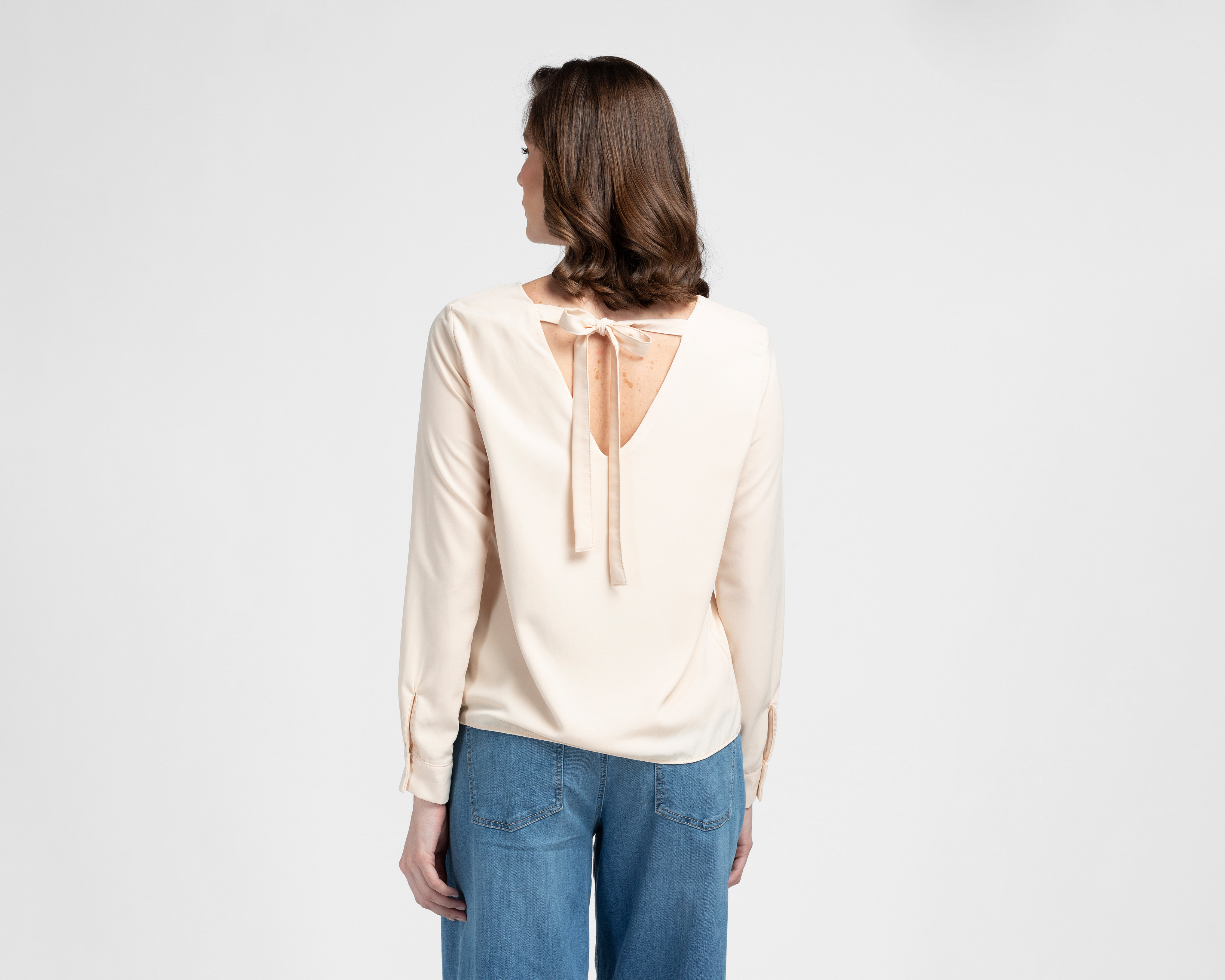 Foto 4 pulgar | Foto 3 | Blusa Manga Larga Sahara para Mujer