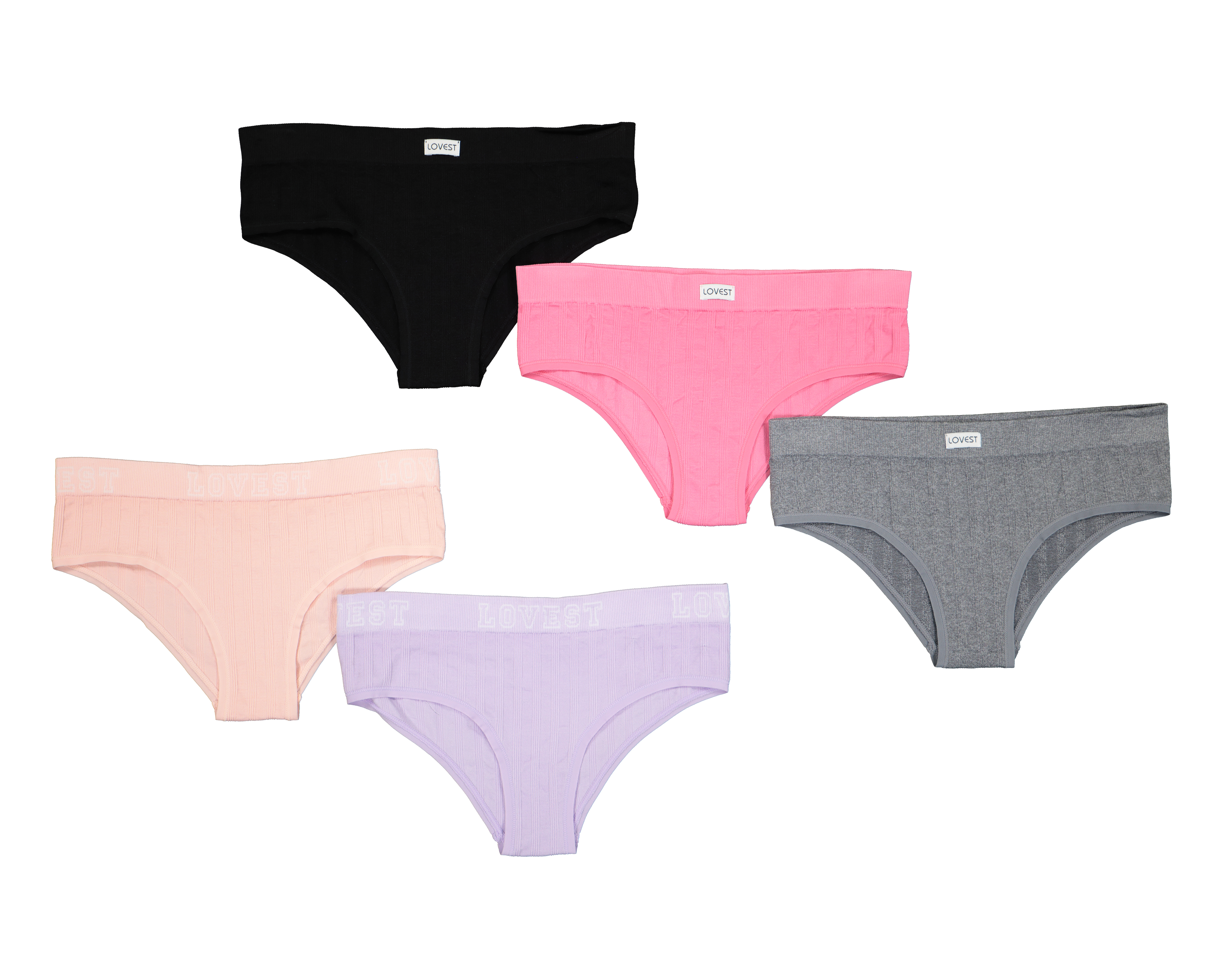Foto 2 pulgar | Foto 1 | Bikini Lovest para Mujer 5 Pack
