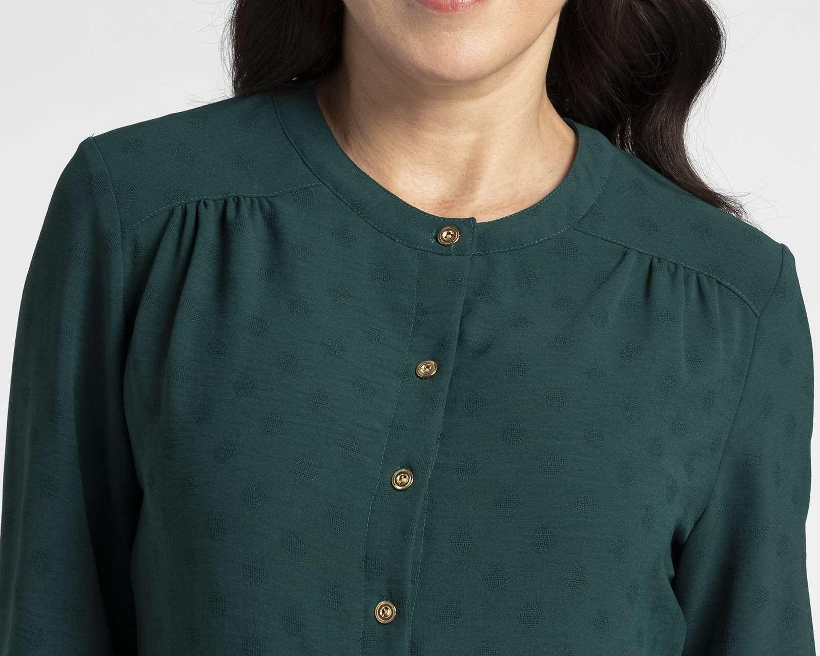 Foto 5 pulgar | Foto 4 | Blusa Sahara Manga Larga con Botones