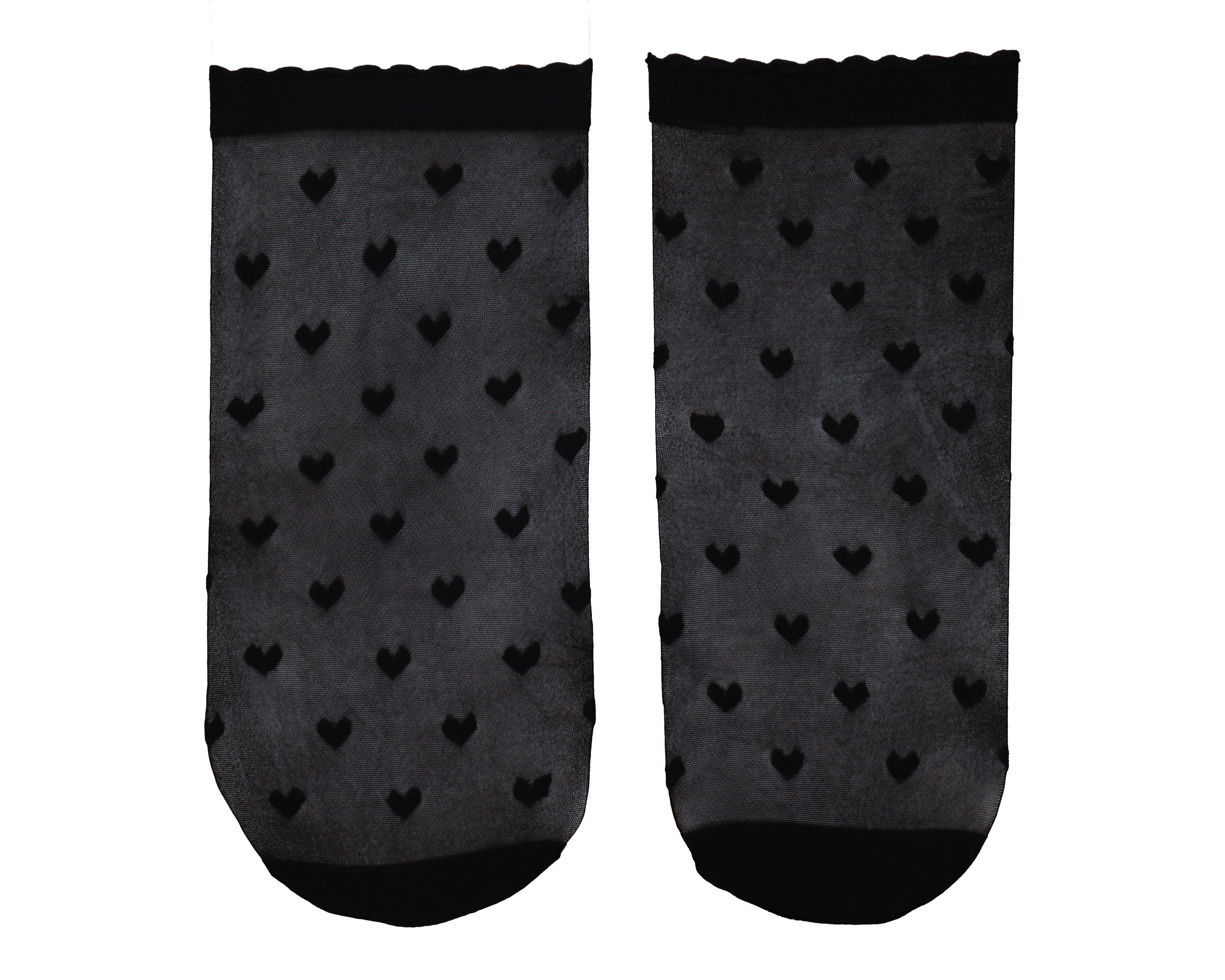 Foto 1 | Foto 1 | Tobimedias Negras Jennifer Lopez de Corazones 2 Pares