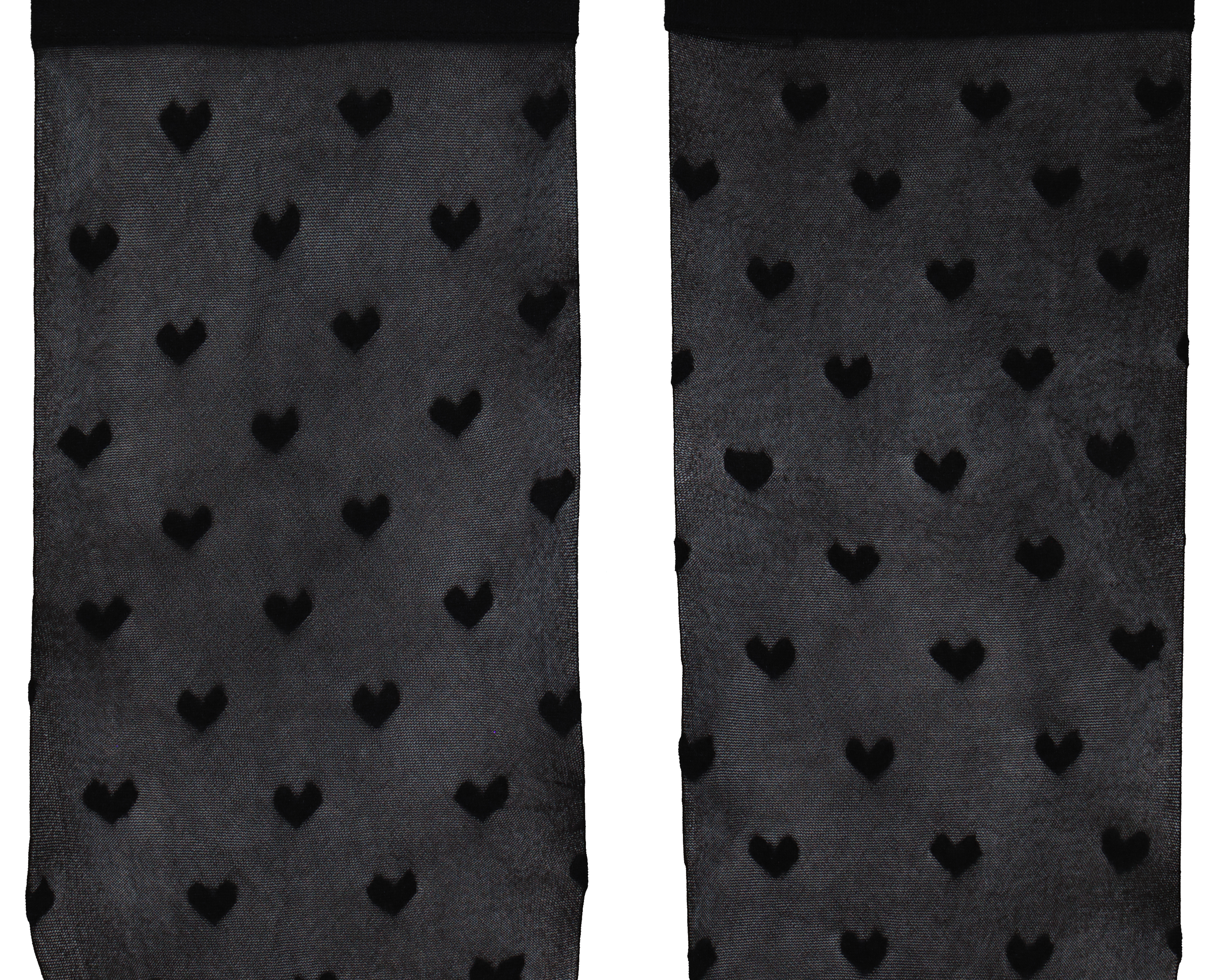 Foto 2 | Foto 2 | Tobimedias Negras Jennifer Lopez de Corazones 2 Pares