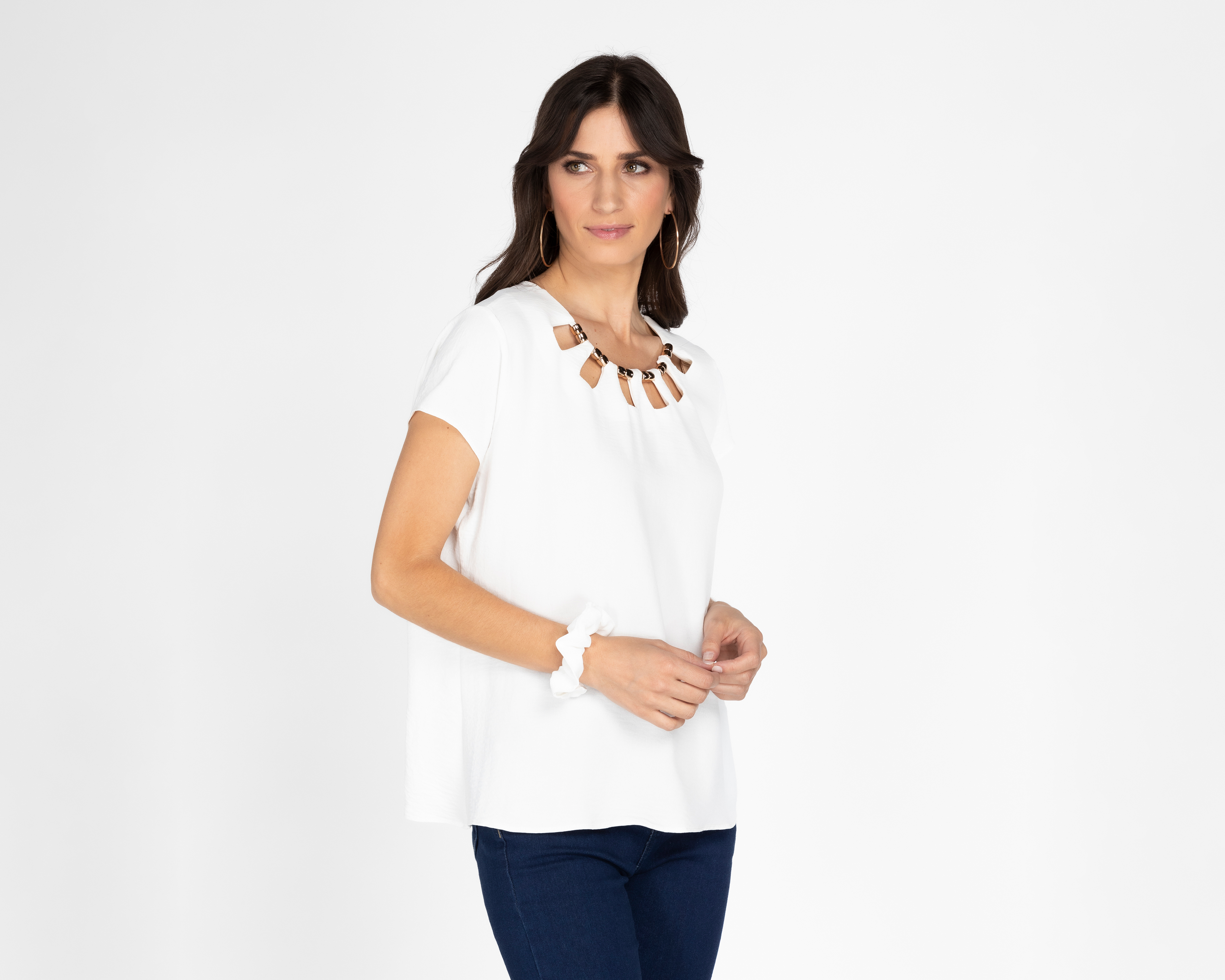 Foto 2 | Foto 2 | Blusa Lady Sun Manga Corta Cuello Redondo