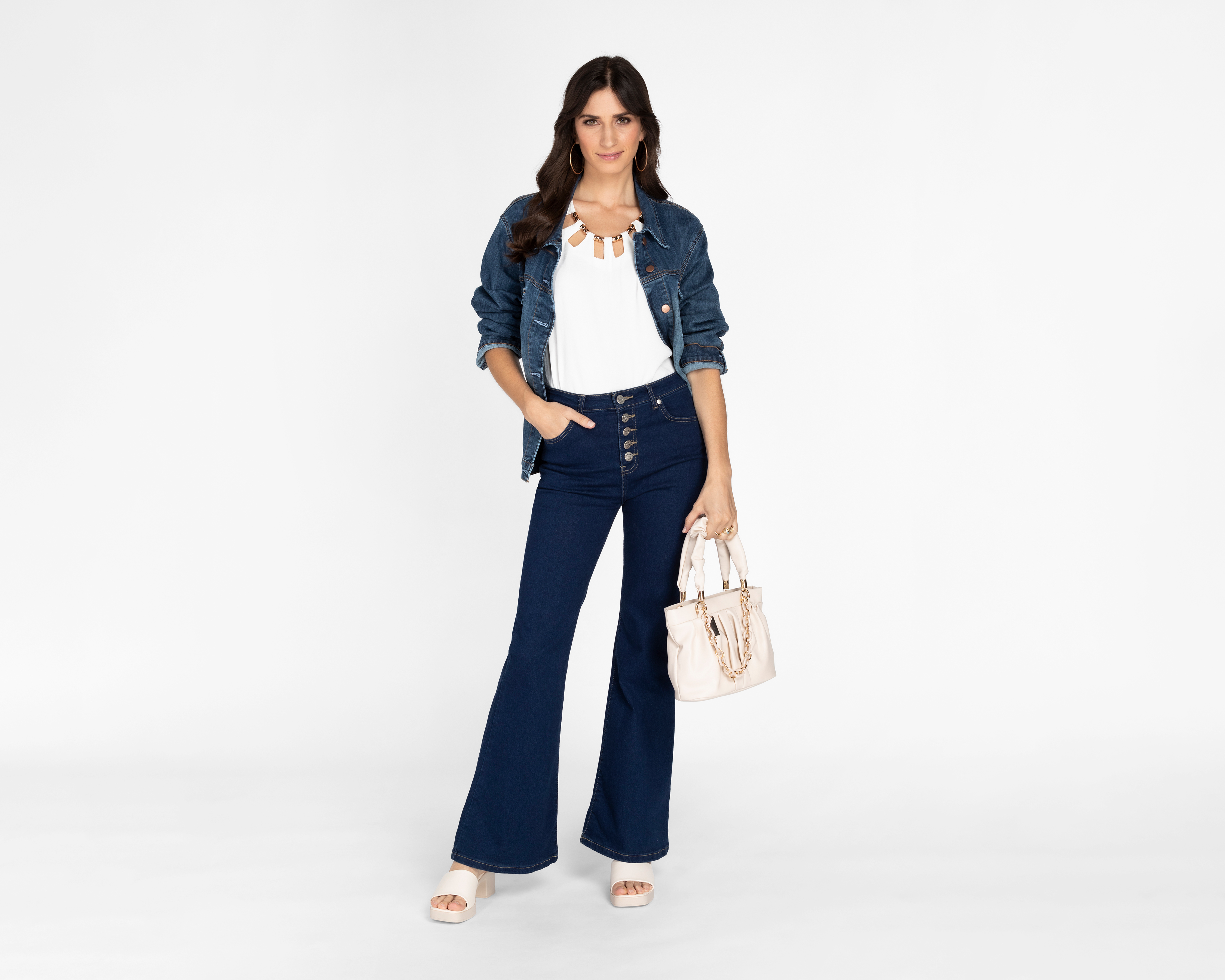 Foto 4 pulgar | Foto 3 | Blusa Lady Sun Manga Corta Cuello Redondo