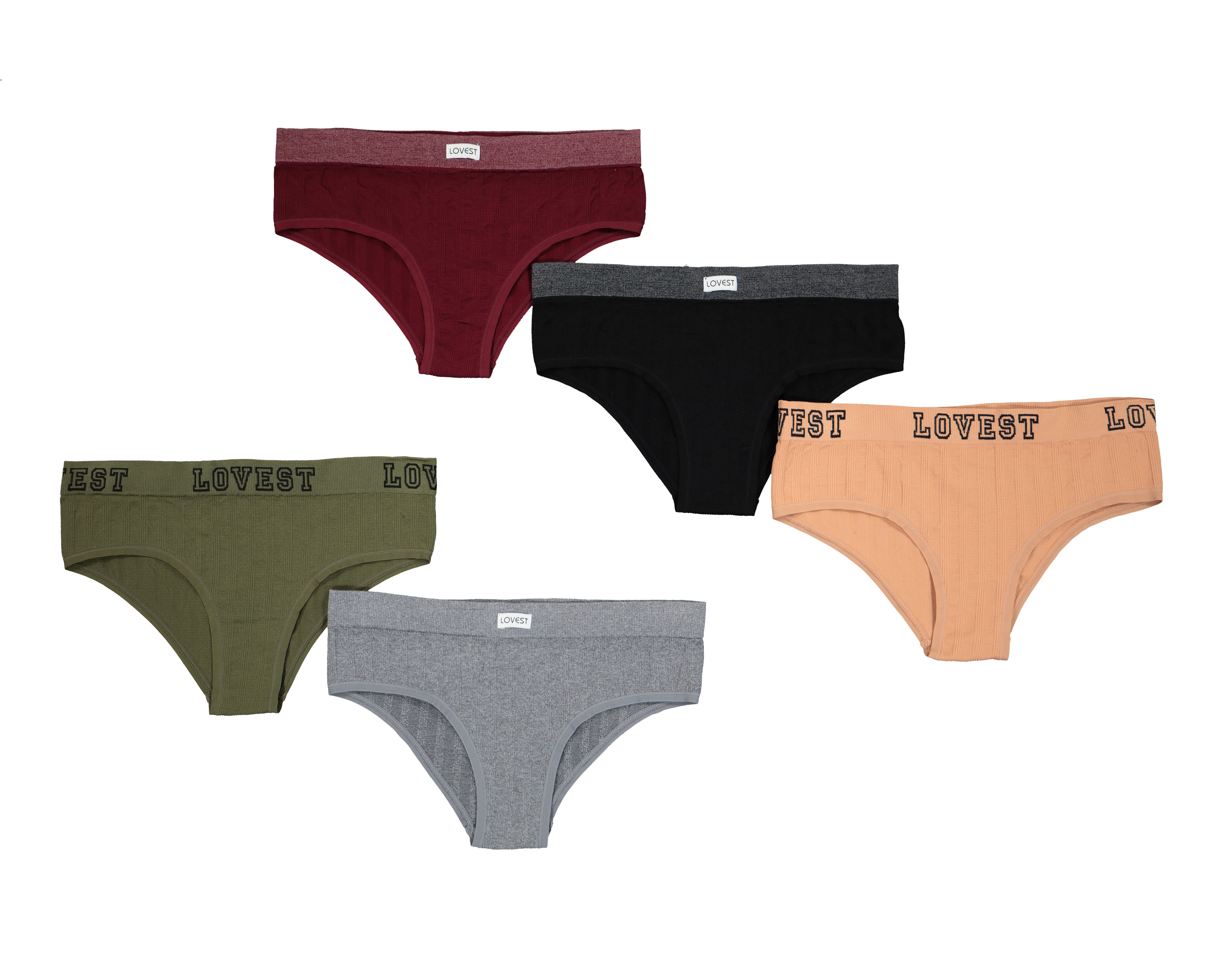 Foto 2 pulgar | Foto 1 | Bikini Lovest para Mujer 5 Pack