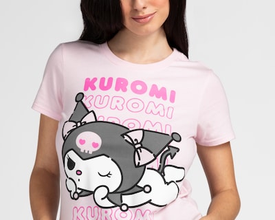 Foto 3 | Foto 3 | Playera Hello Kitty Manga Corta con Estampado para Mujer