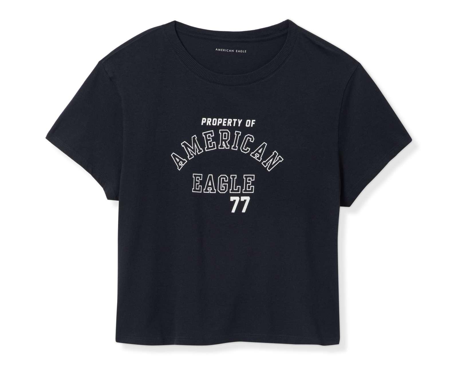 Playera American Eagle Cuello Redondo Manga Corta