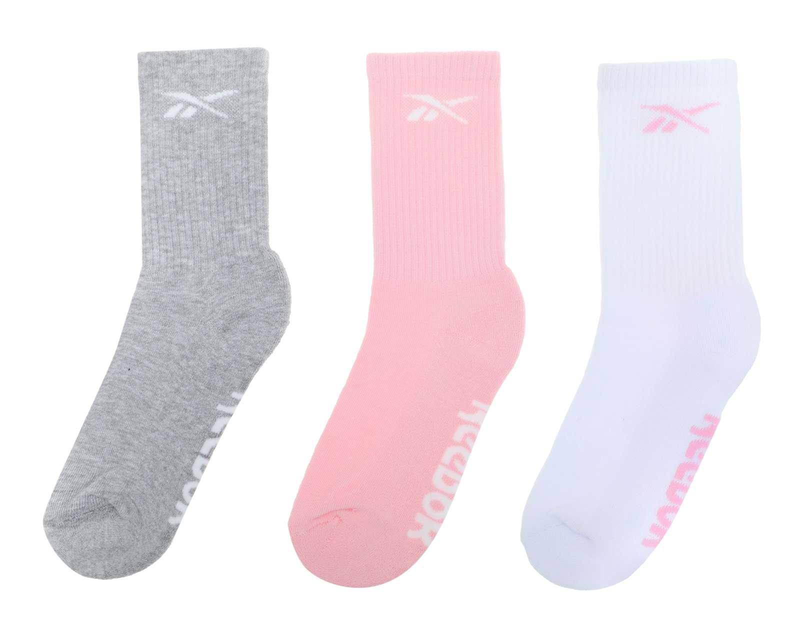 Calcetas Deportivas Largas Reebok para Mujer 3 Pares