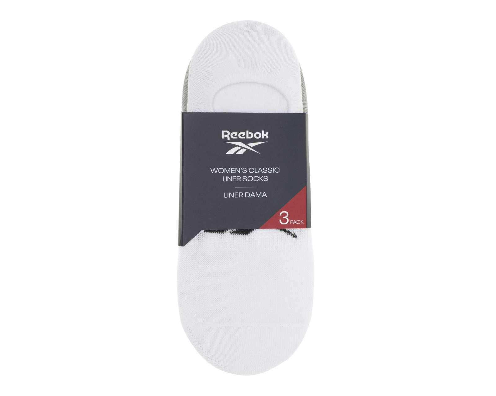 Foto 4 pulgar | Foto 3 | Calcetas Liner Reebok para Mujer 3 Pares