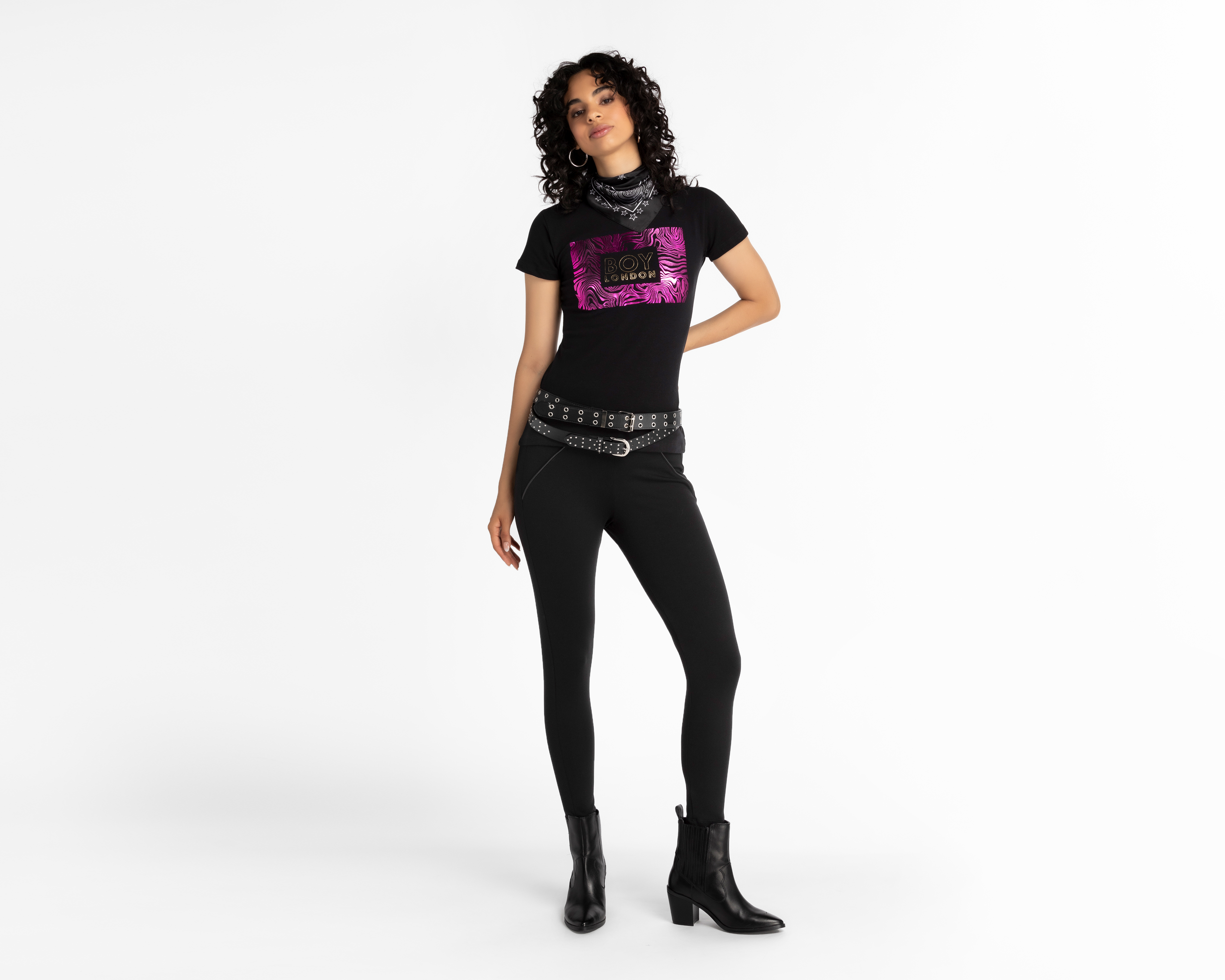 Foto 2 | Foto 2 | Playera Boy London Manga Corta con Estampado