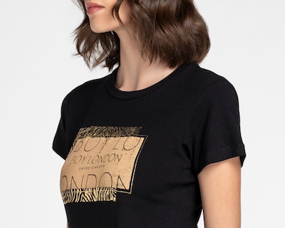 Foto 4 | Foto 4 | Playera Boy London Manga Corta para Mujer