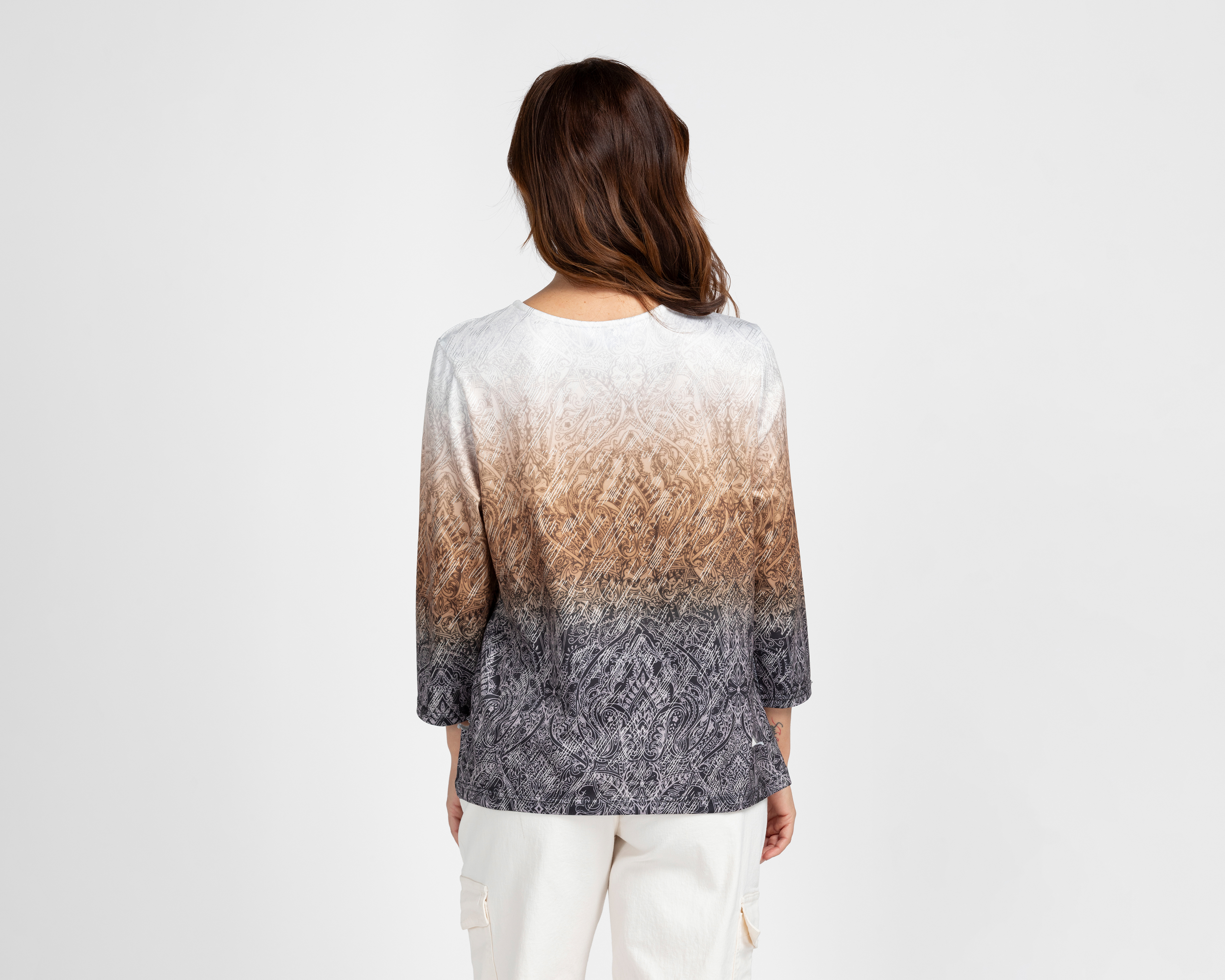 Foto 4 pulgar | Foto 3 | Blusa Manga 3/4 Lady Sun para Mujer