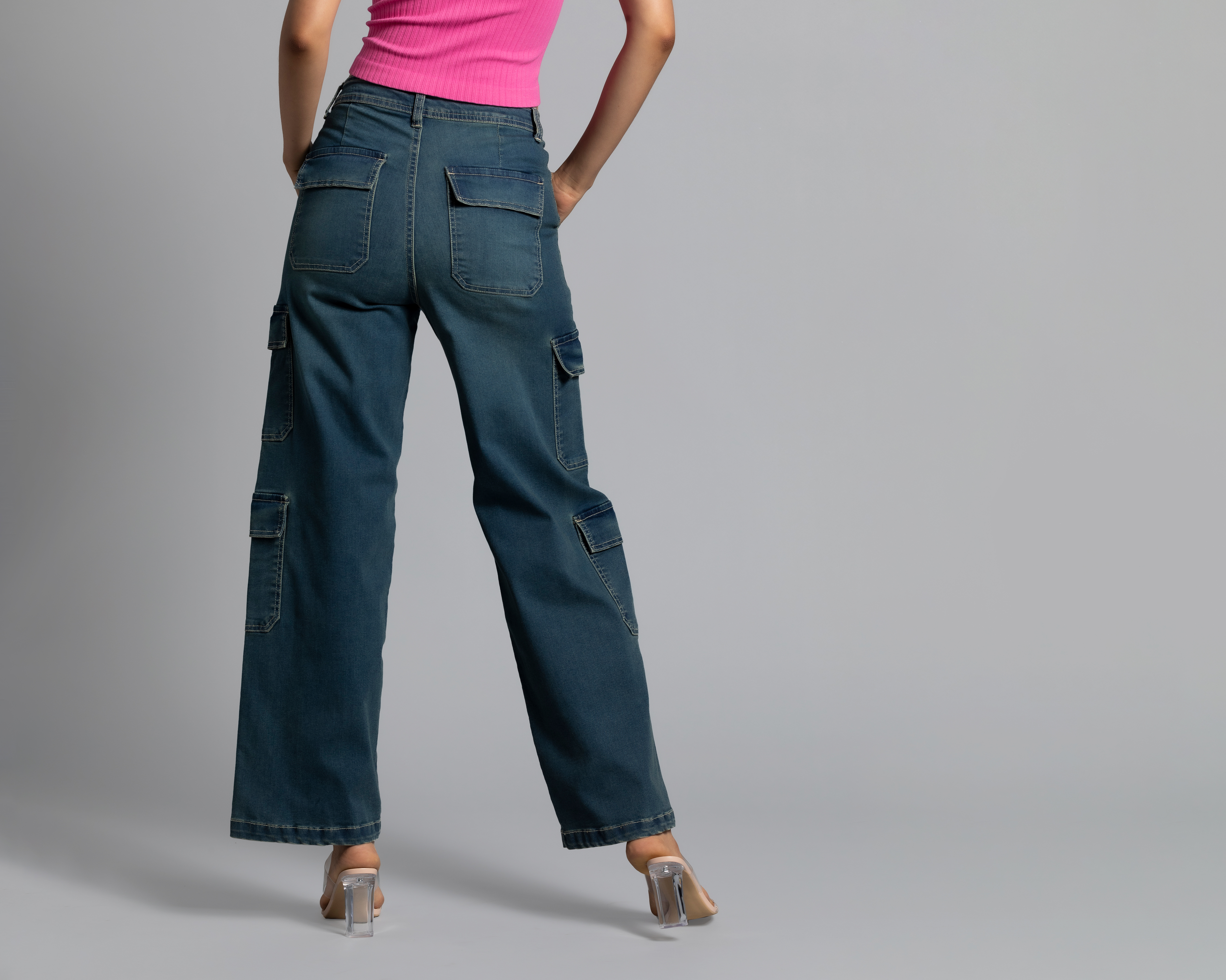 Foto 4 pulgar | Foto 3 | Blusa Thinner Manga Corta Rosa Fucsia