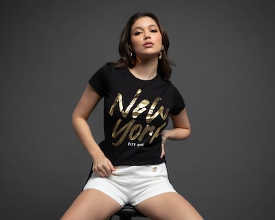 Foto 1 | Foto 1 | Playera Jennifer Lopez Manga Corta con Estampado