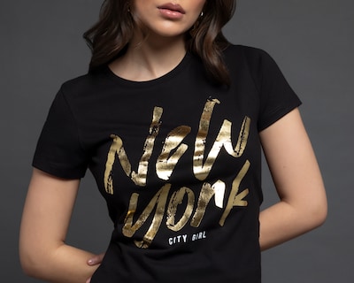 Foto 4 | Foto 4 | Playera Jennifer Lopez Manga Corta con Estampado