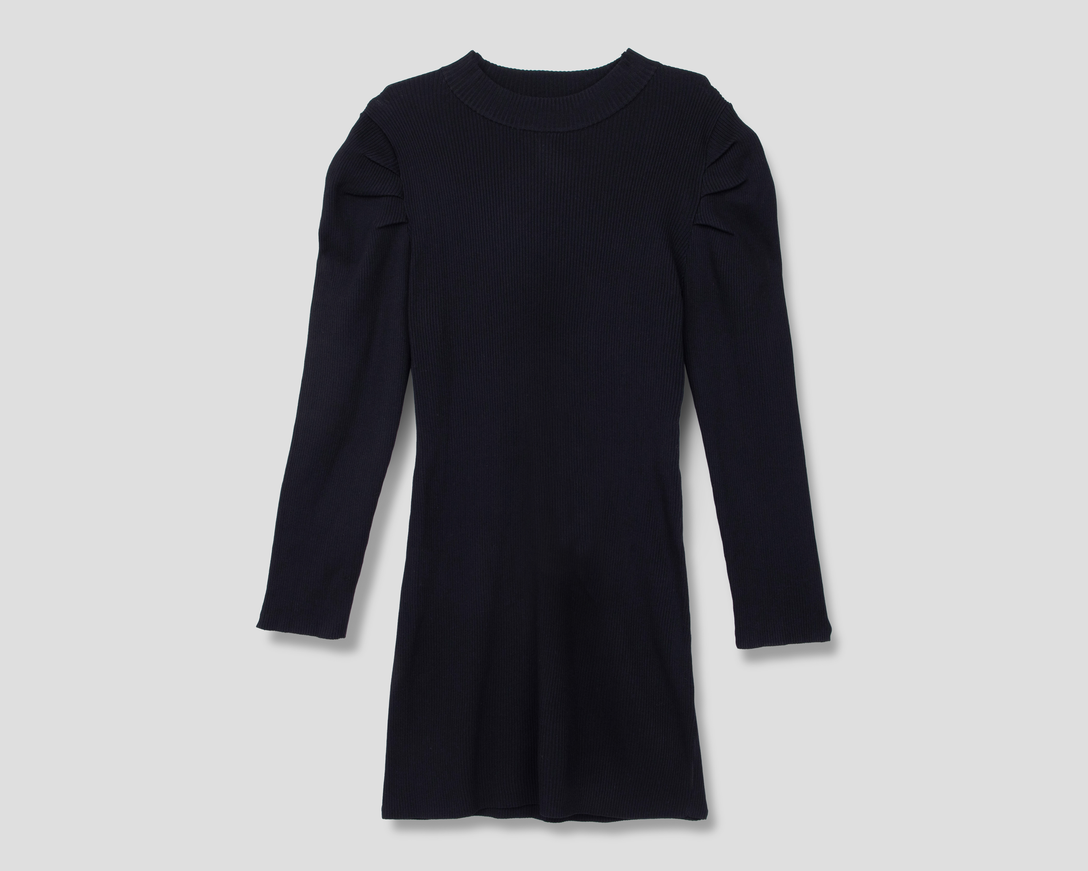 Vestido Casual Jennifer Lopez Cuello Mao Manga Larga