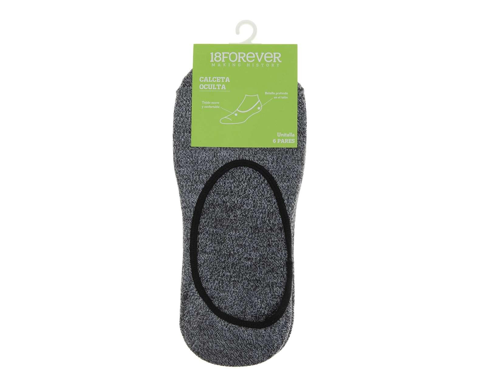 Foto 4 pulgar | Foto 3 | Calcetas Invisibles Lovest para Mujer 6 Pares