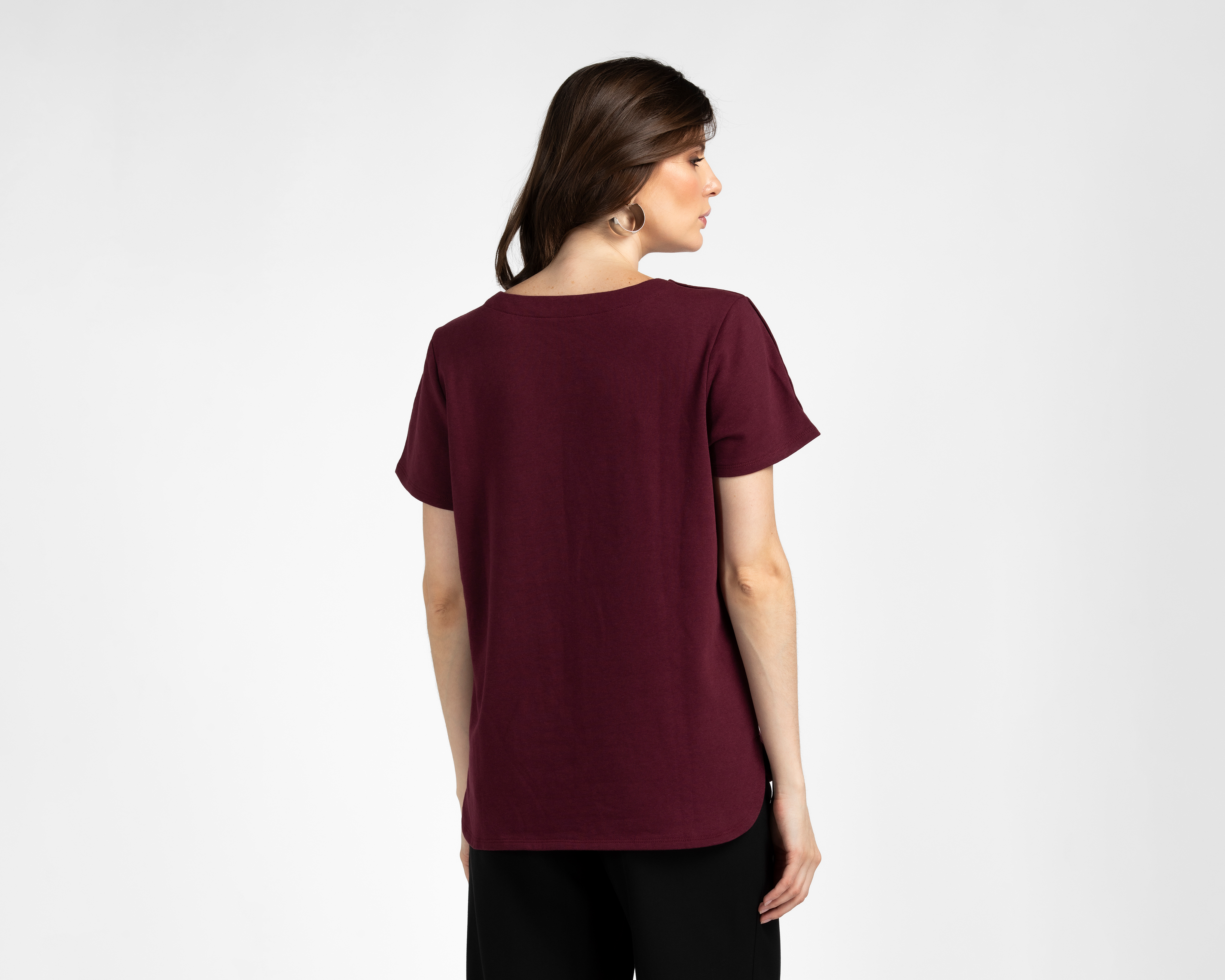 Foto 4 pulgar | Foto 3 | Blusa Manga Corta Sahara para Mujer