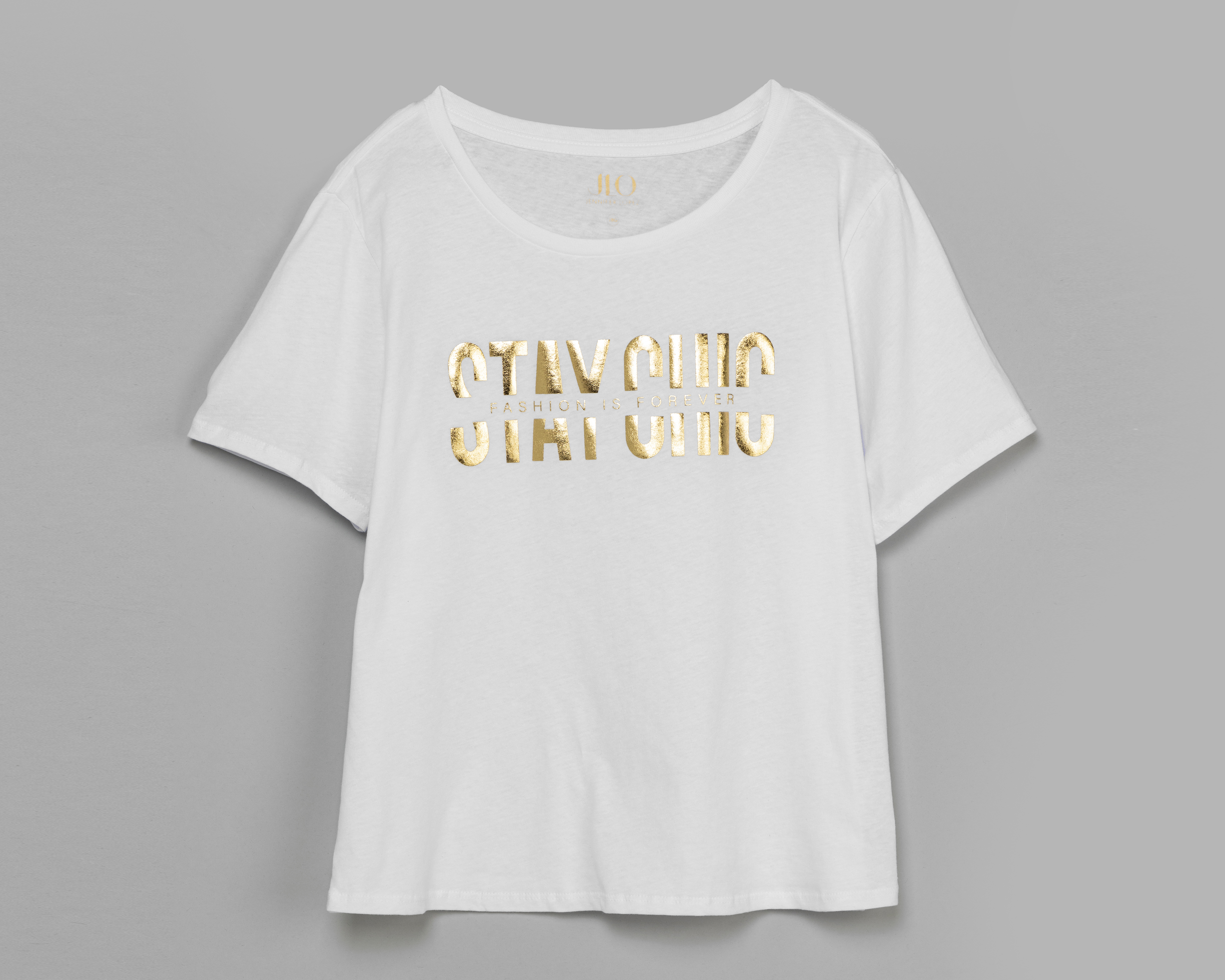 Playera Jennifer Lopez Manga Corta con Estampado