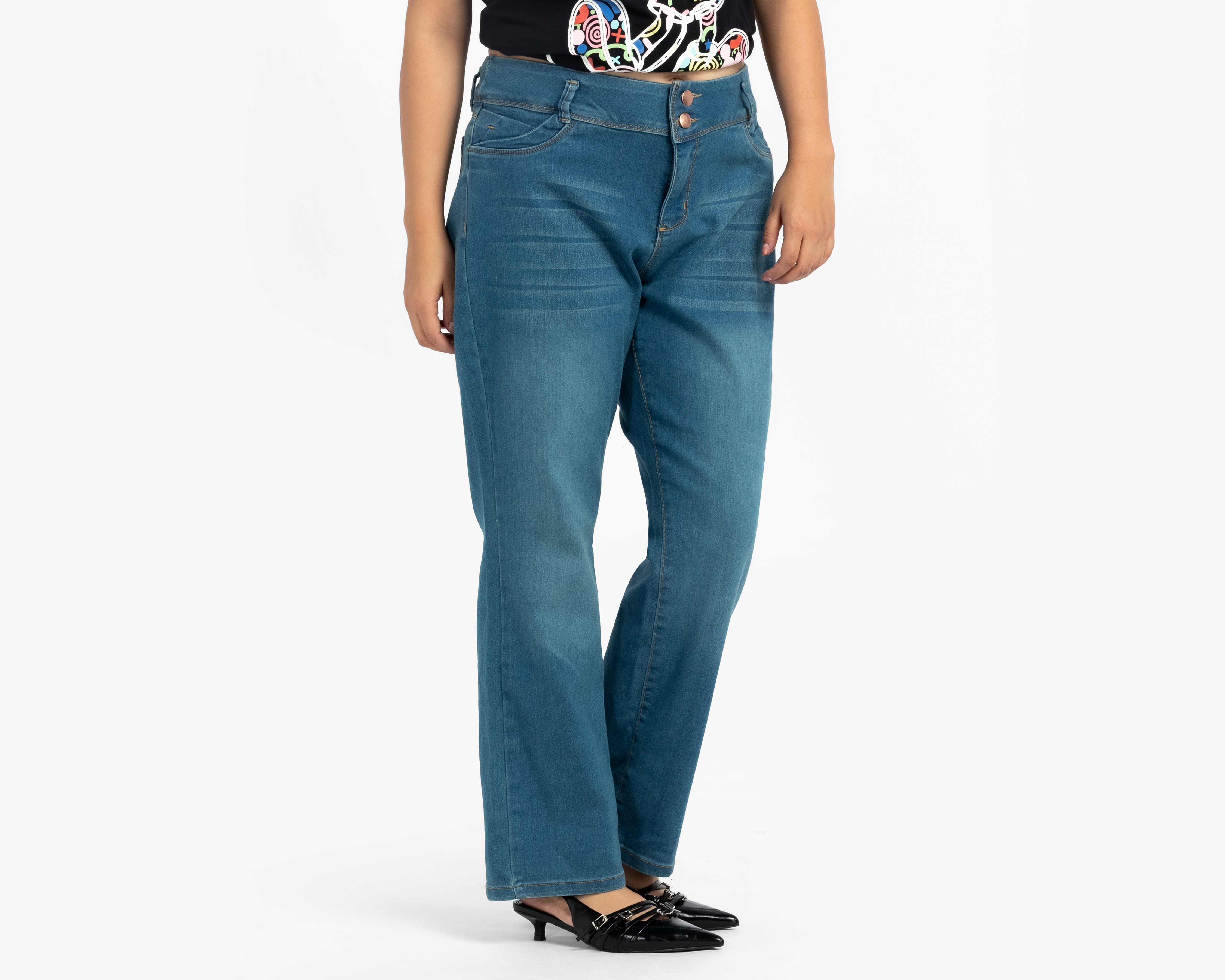 Foto 2 pulgar | Foto 1 | Jeans Lady Sun Skinny Azul