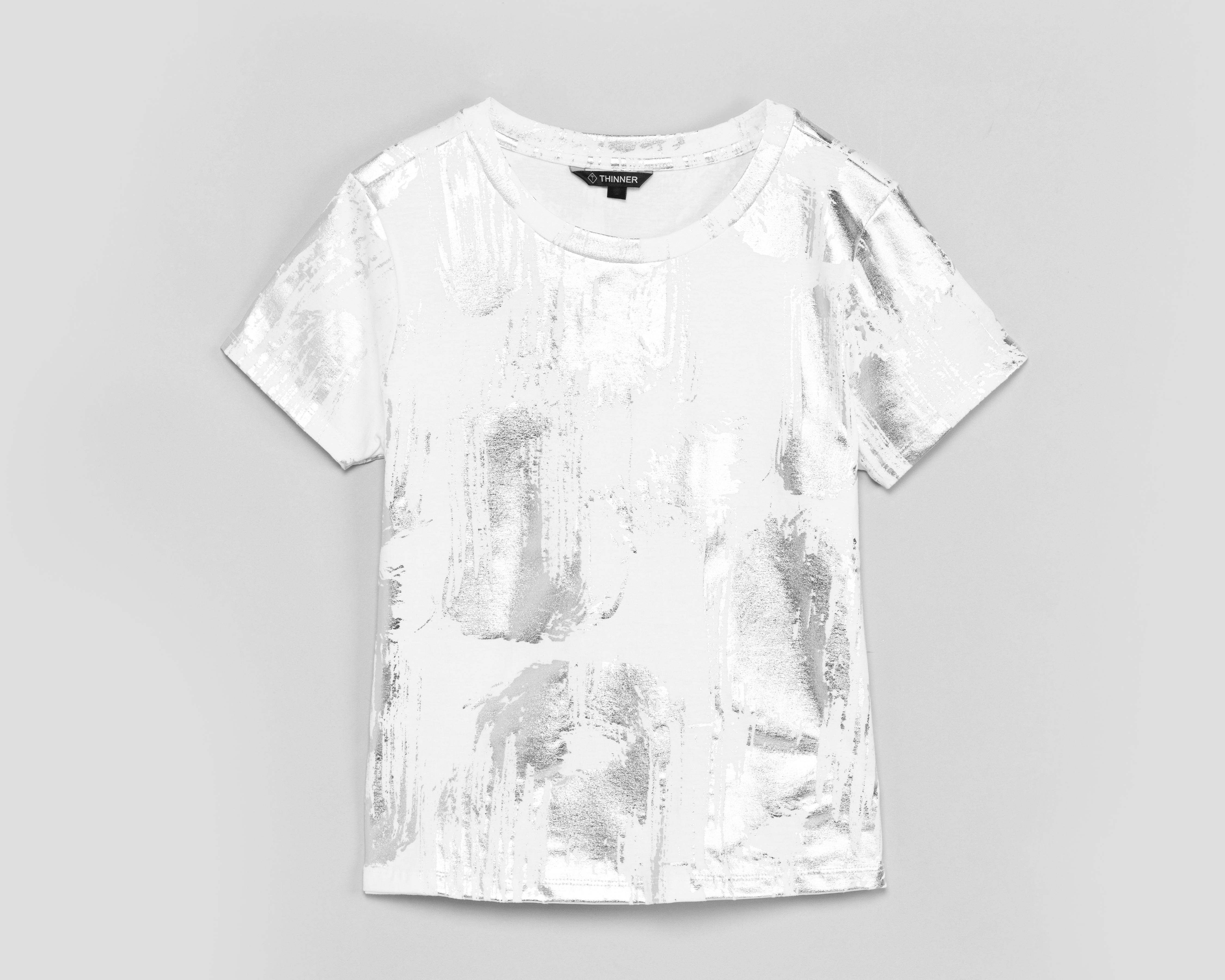 Foto 2 | Foto 1 | Playera Thinner Manga Corta para Mujer