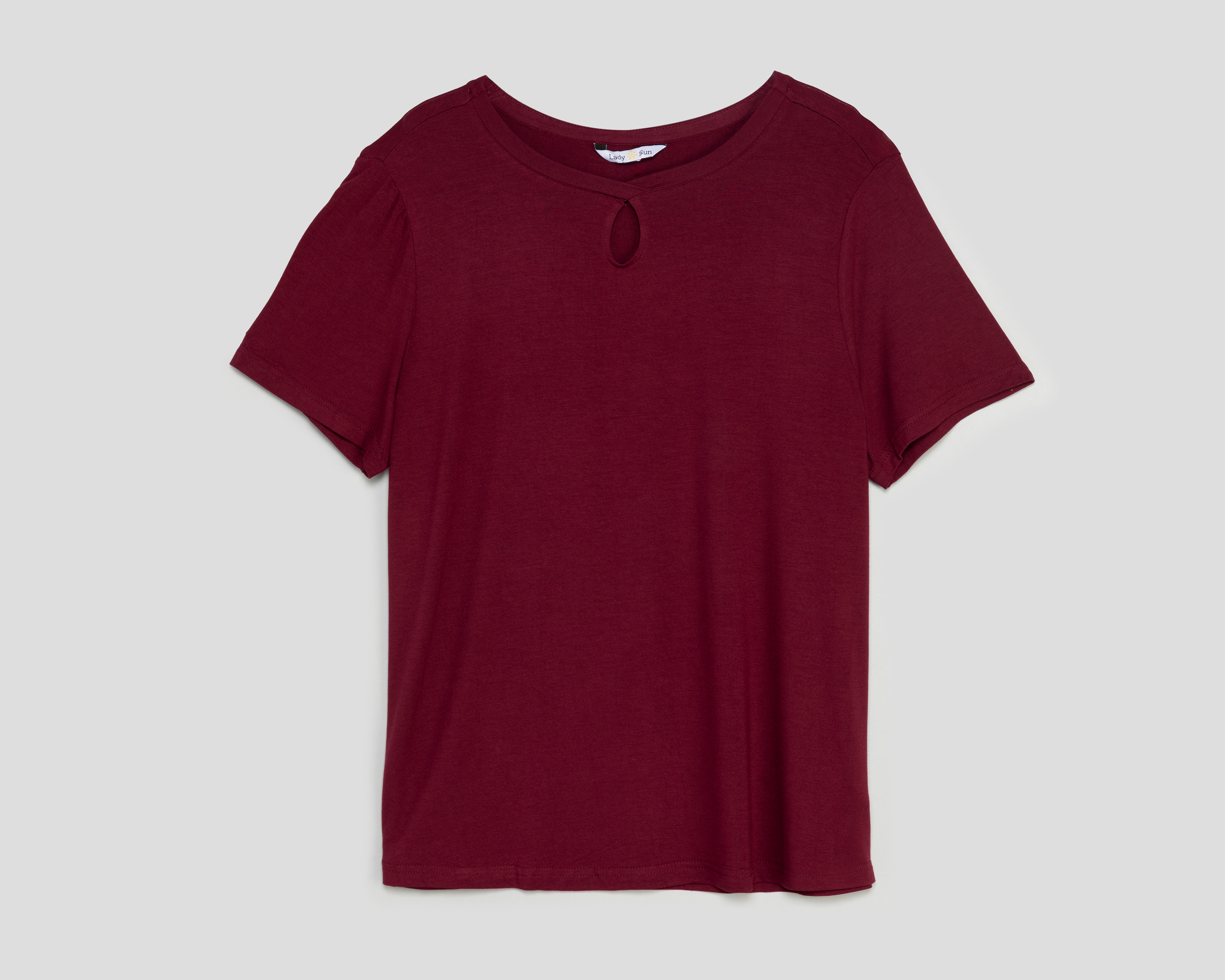 Foto 2 pulgar | Foto 1 | Playera Manga Corta Lady Sun para Mujer