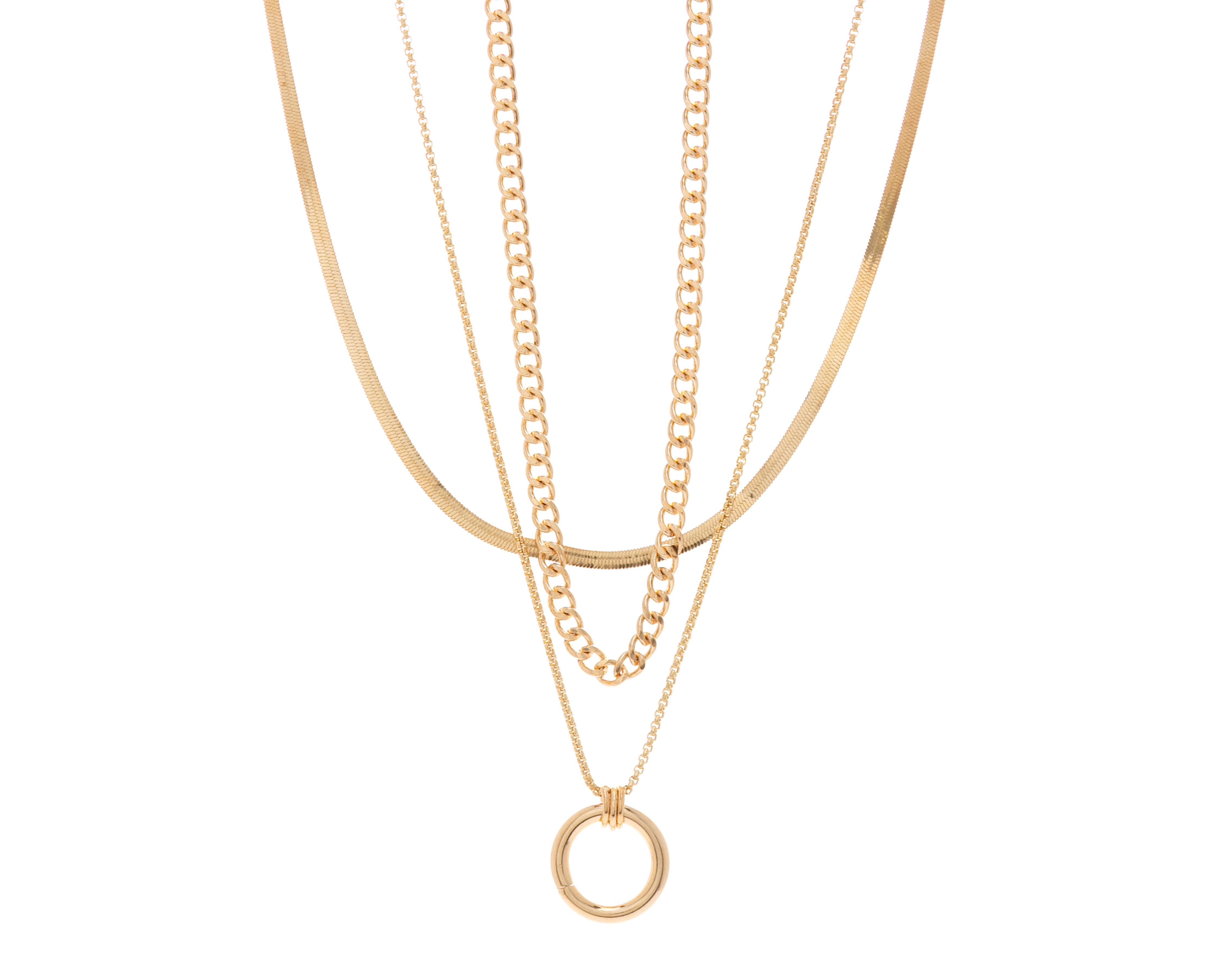 Foto 2 pulgar | Foto 1 | Collar Jennifer Lopez Dorado