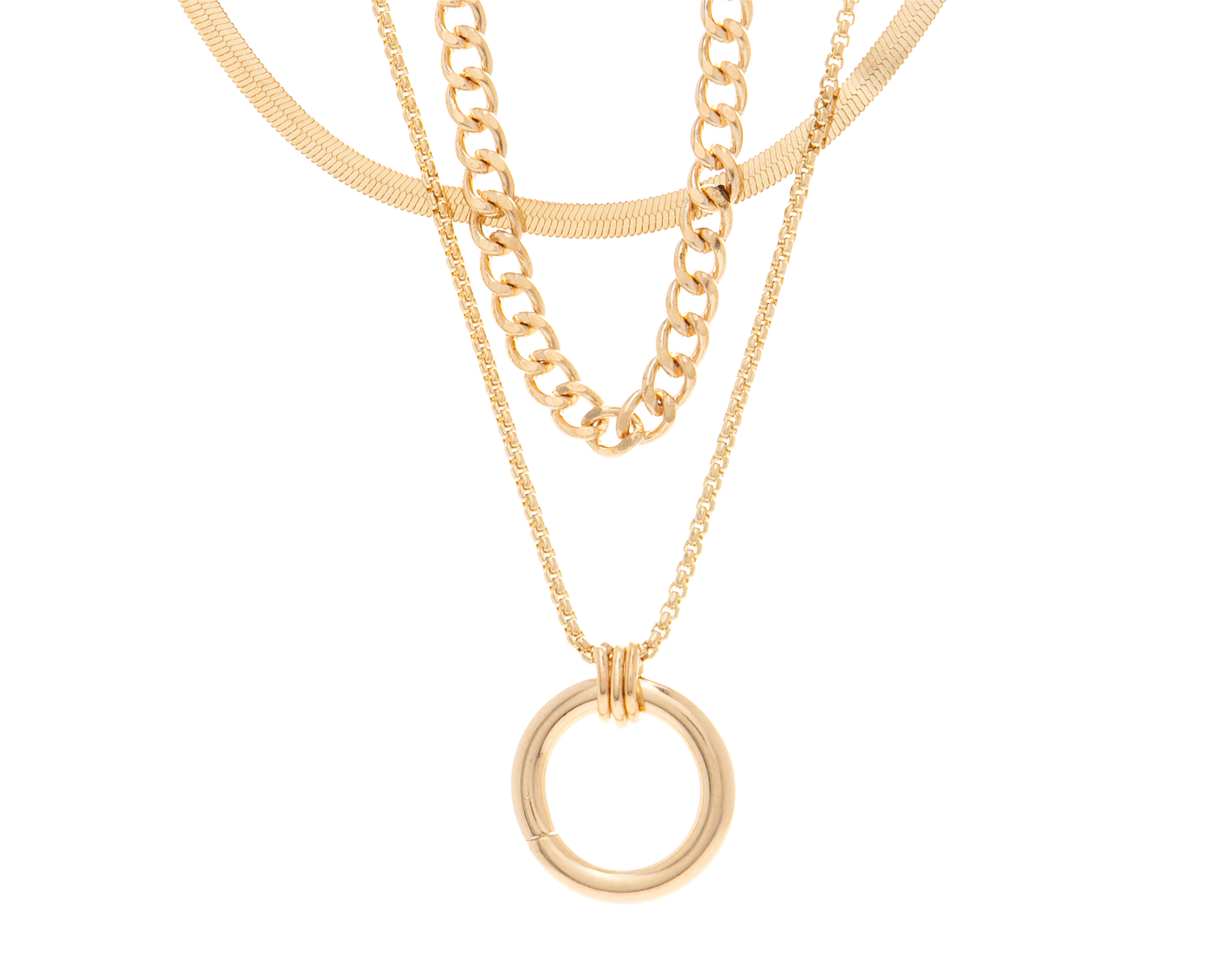 Foto 3 pulgar | Foto 2 | Collar Jennifer Lopez Dorado