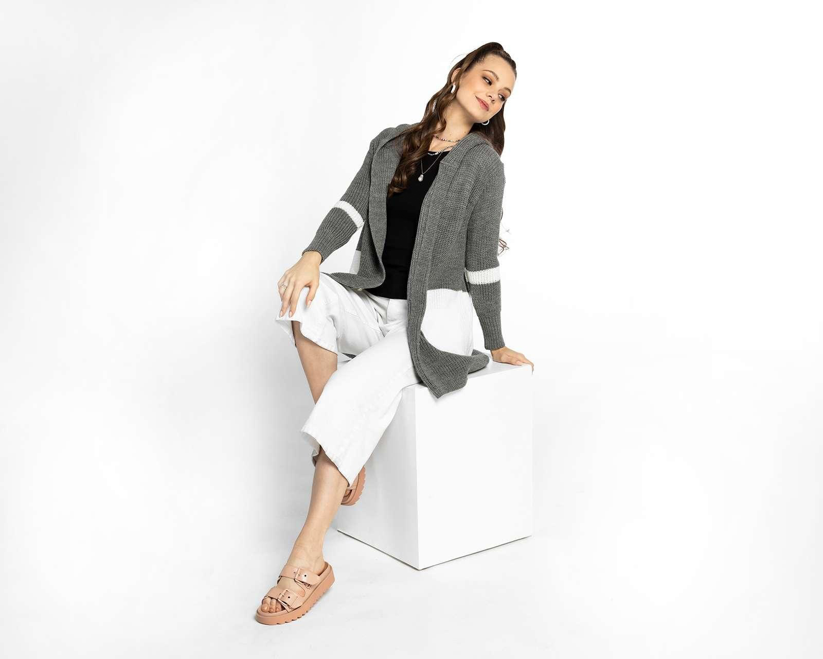 Foto 3 pulgar | Foto 2 | Cárdigan Refill con Capucha